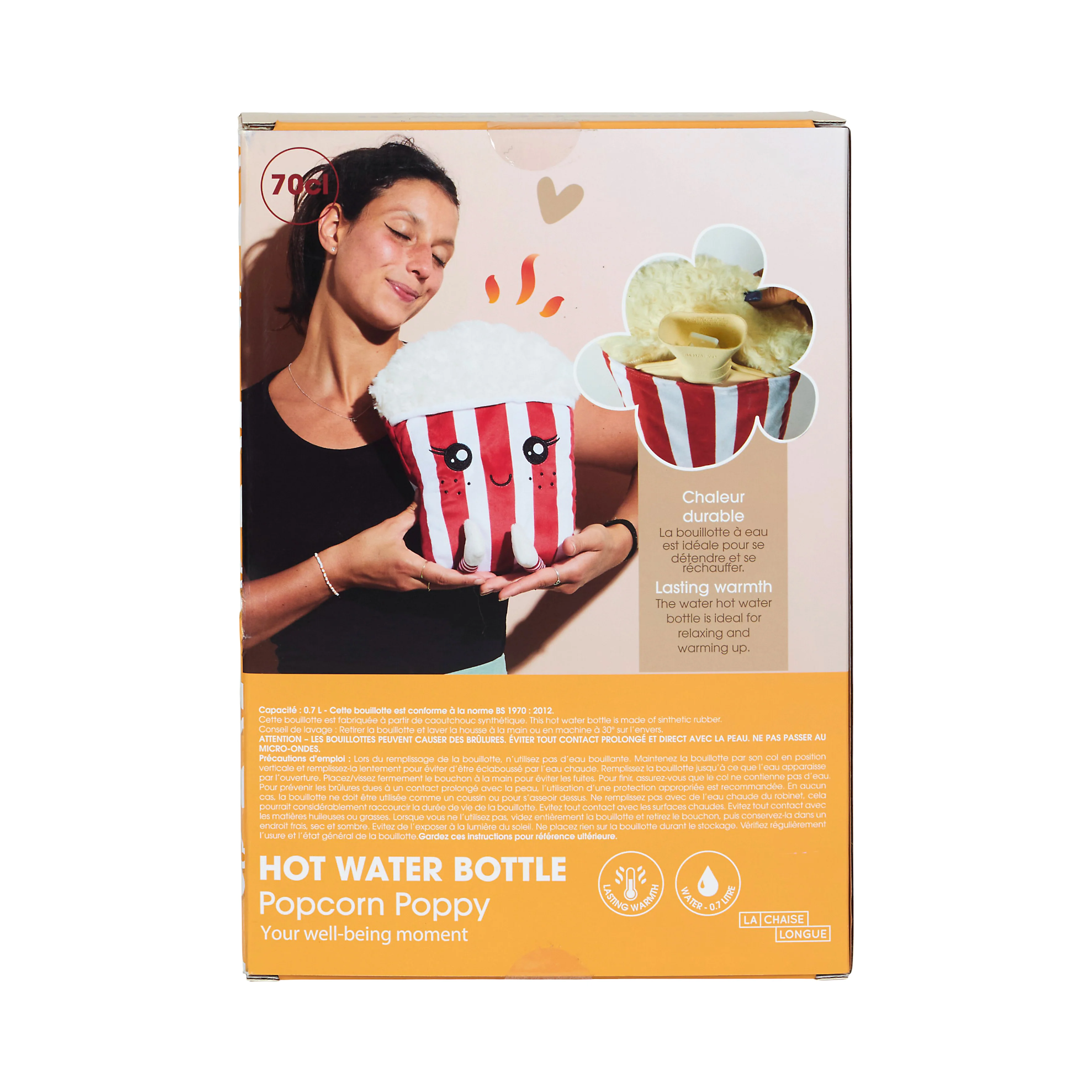BOUILLOTTE KAWAII POP CORN POPPY - Image 3