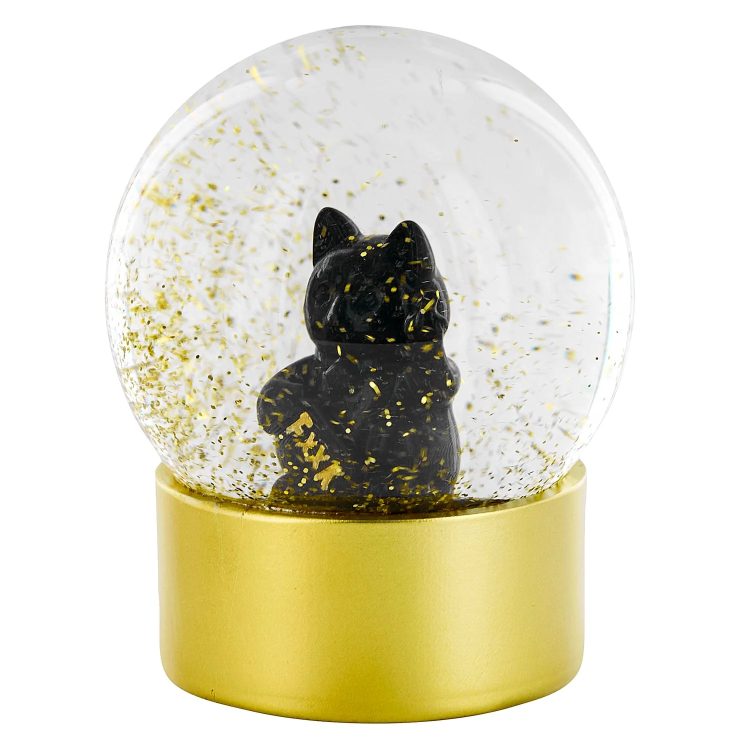 BOULE A NEIGE CHAT F*CK YOU 10 CM NOIR - Image 6