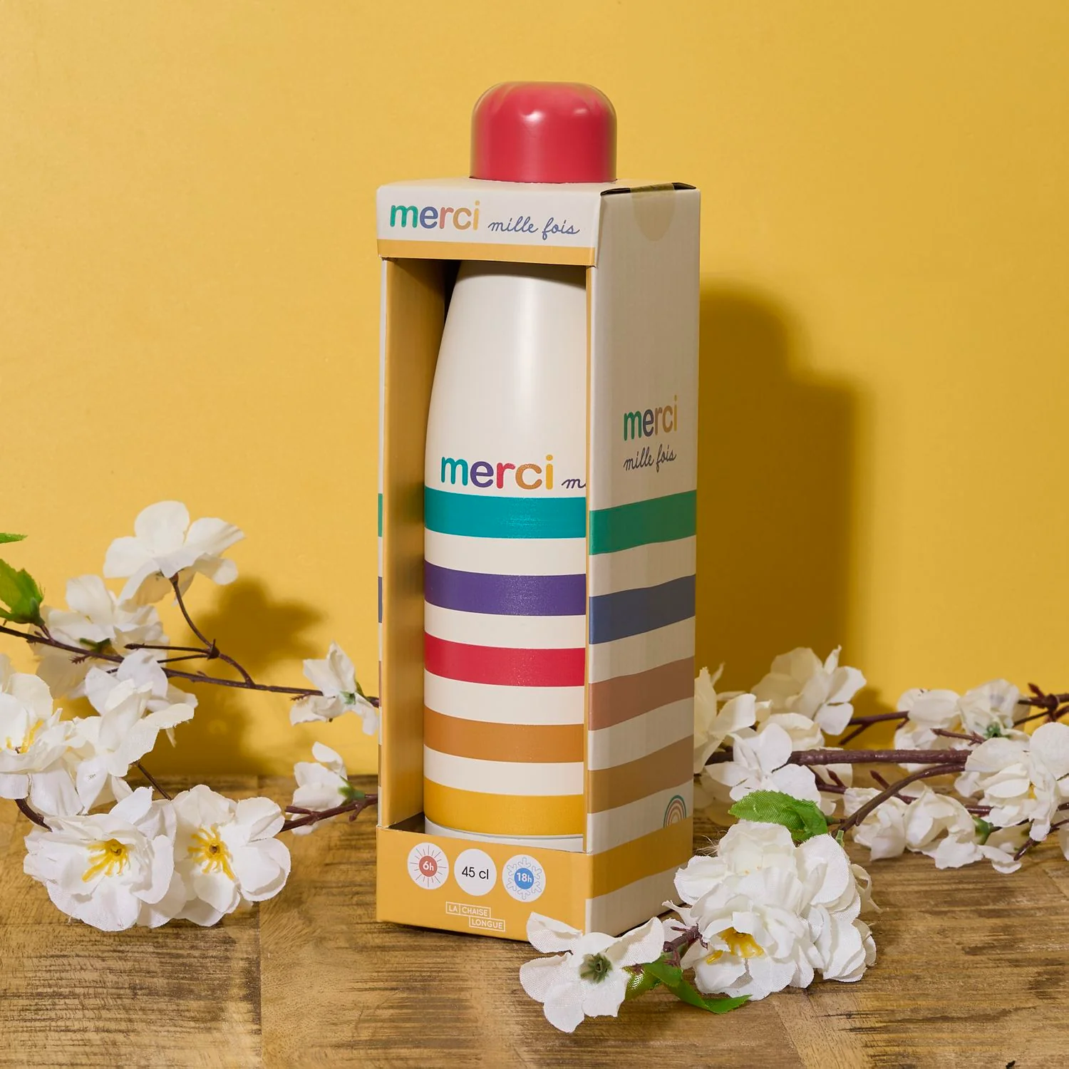 BOUTEILLE ISOTHERME MERCI 1000 FOIS