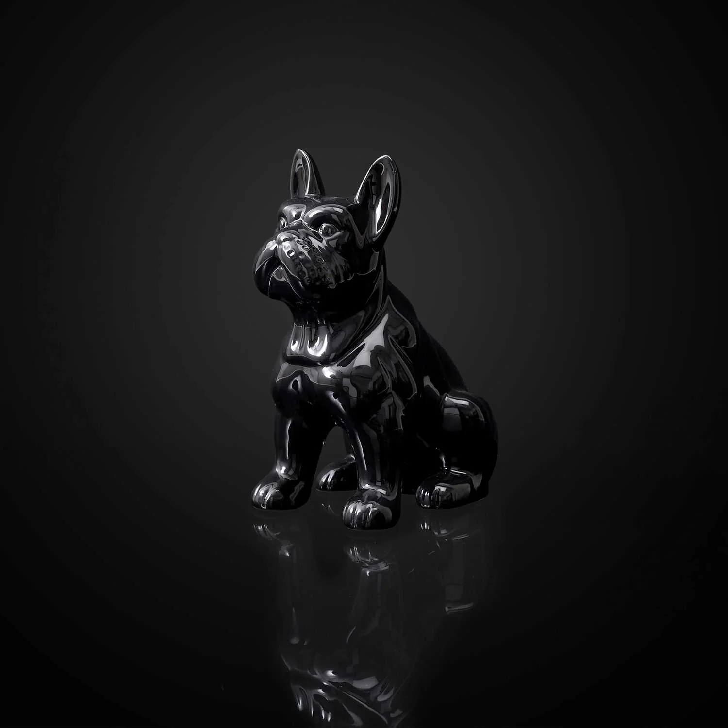 BULLDOG CERAMIQUE NOIR 20CM - Image 4