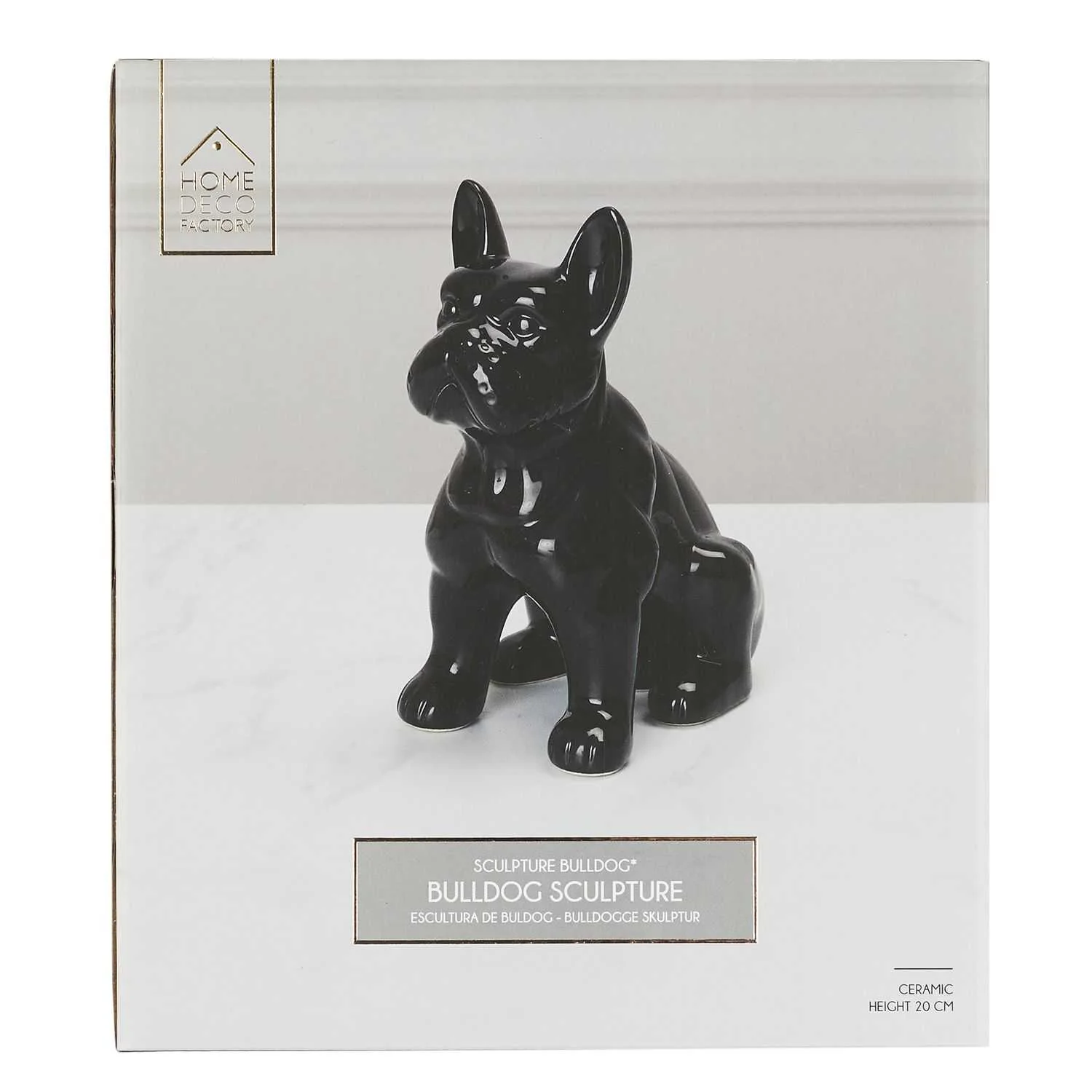 BULLDOG CERAMIQUE NOIR 20CM - Image 6