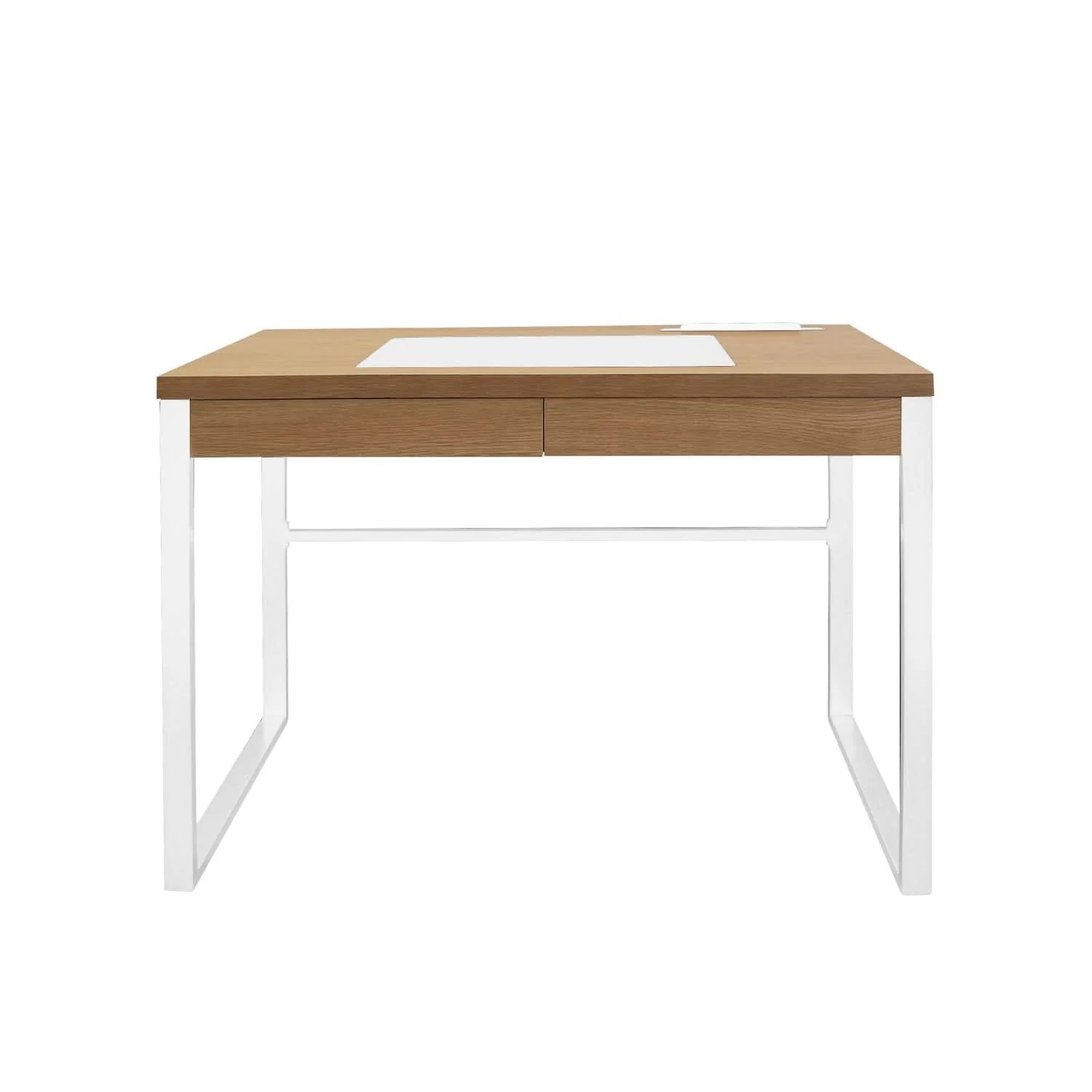 BUREAU EN BOIS ET METAL BLANC - Image 3
