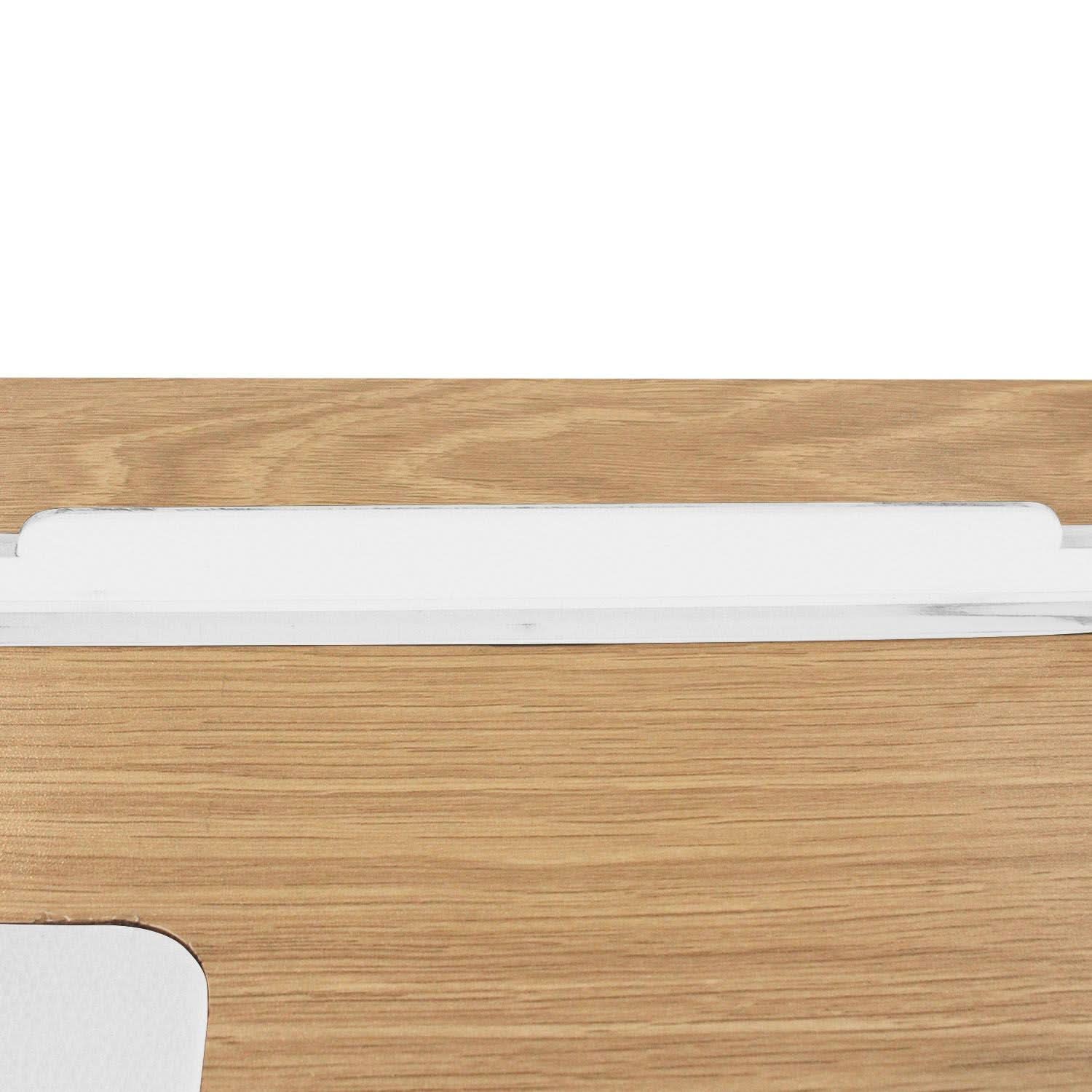 BUREAU EN BOIS ET METAL BLANC - Image 6