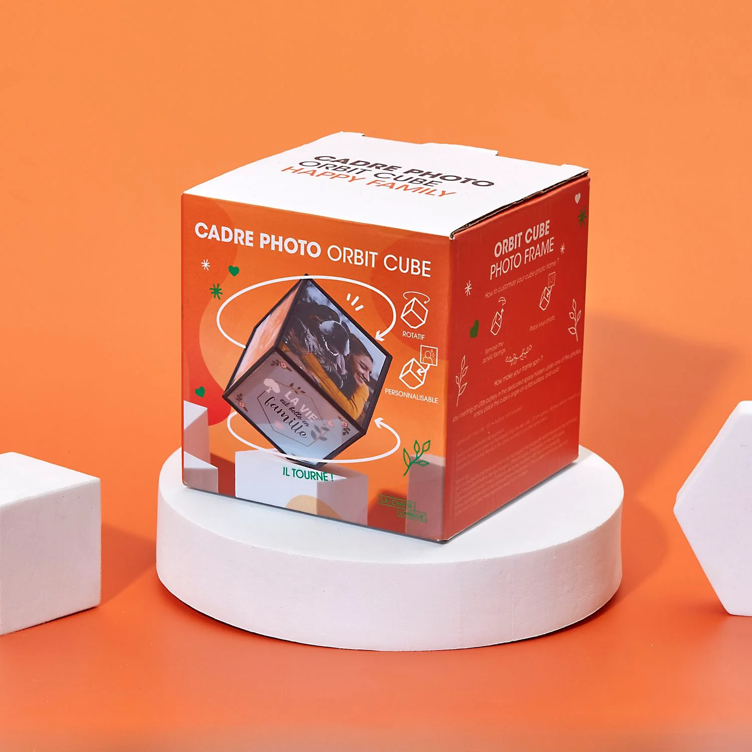 CADRE PHOTO CUBE ROTATIF ORBIT - Image 2