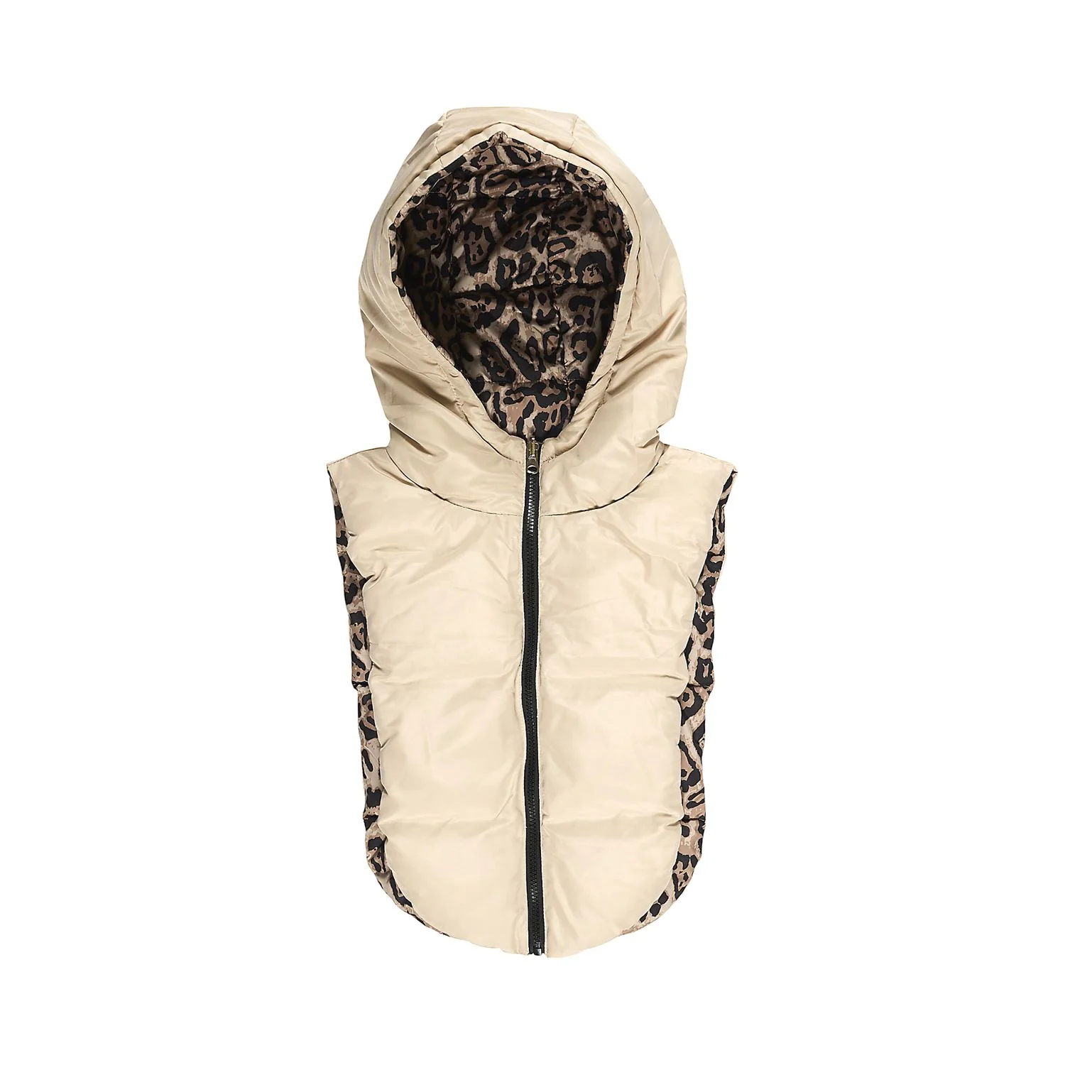 CAPUCHE DOUDOUNE REVERSIBLE LEOPARD - Image 7