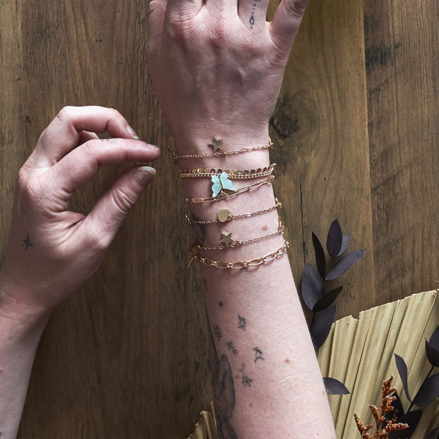 CARTE A GRATTER BRACELET PAPILLONS - Image 3