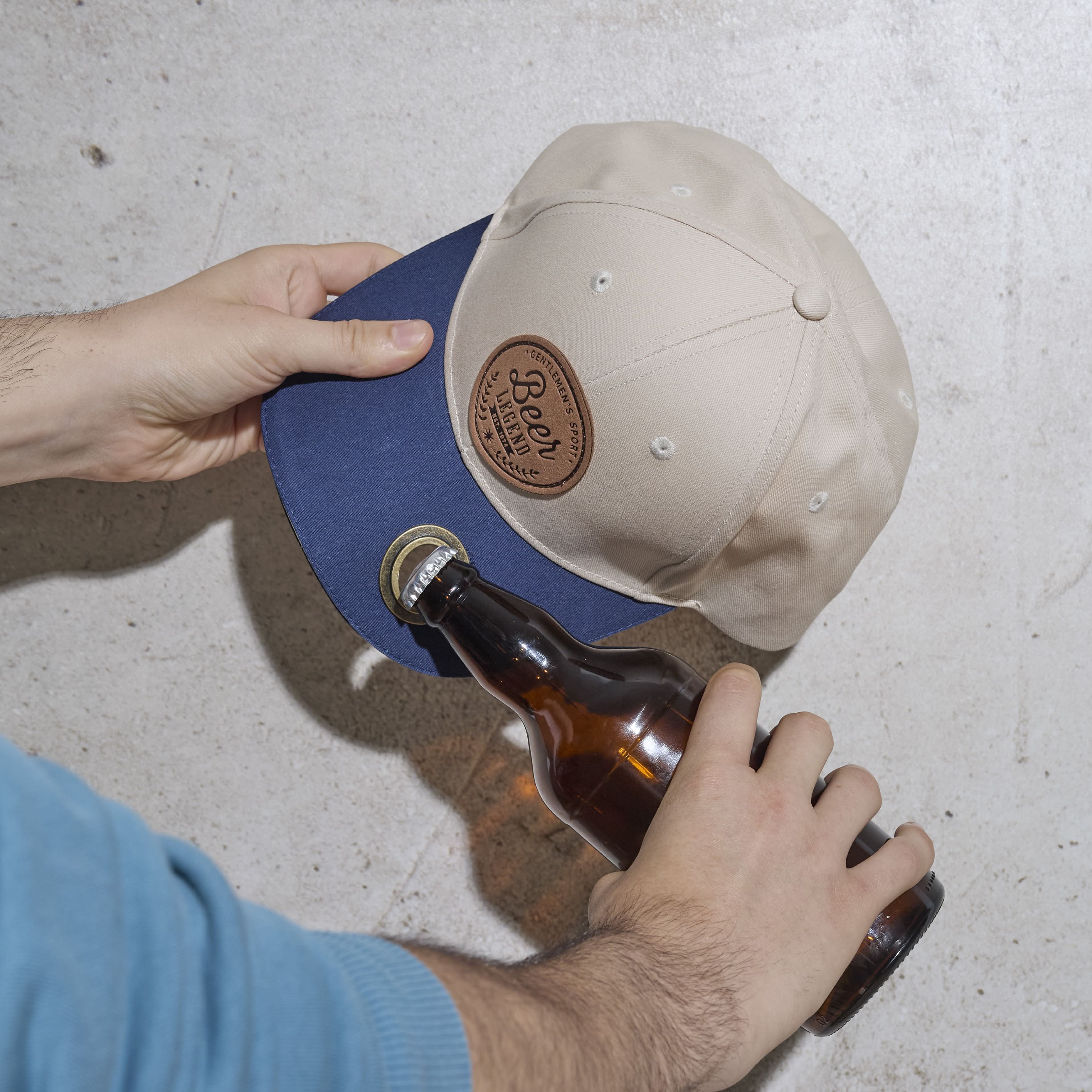 CASQUETTE BEER LEGEND BEIGE - Image 3