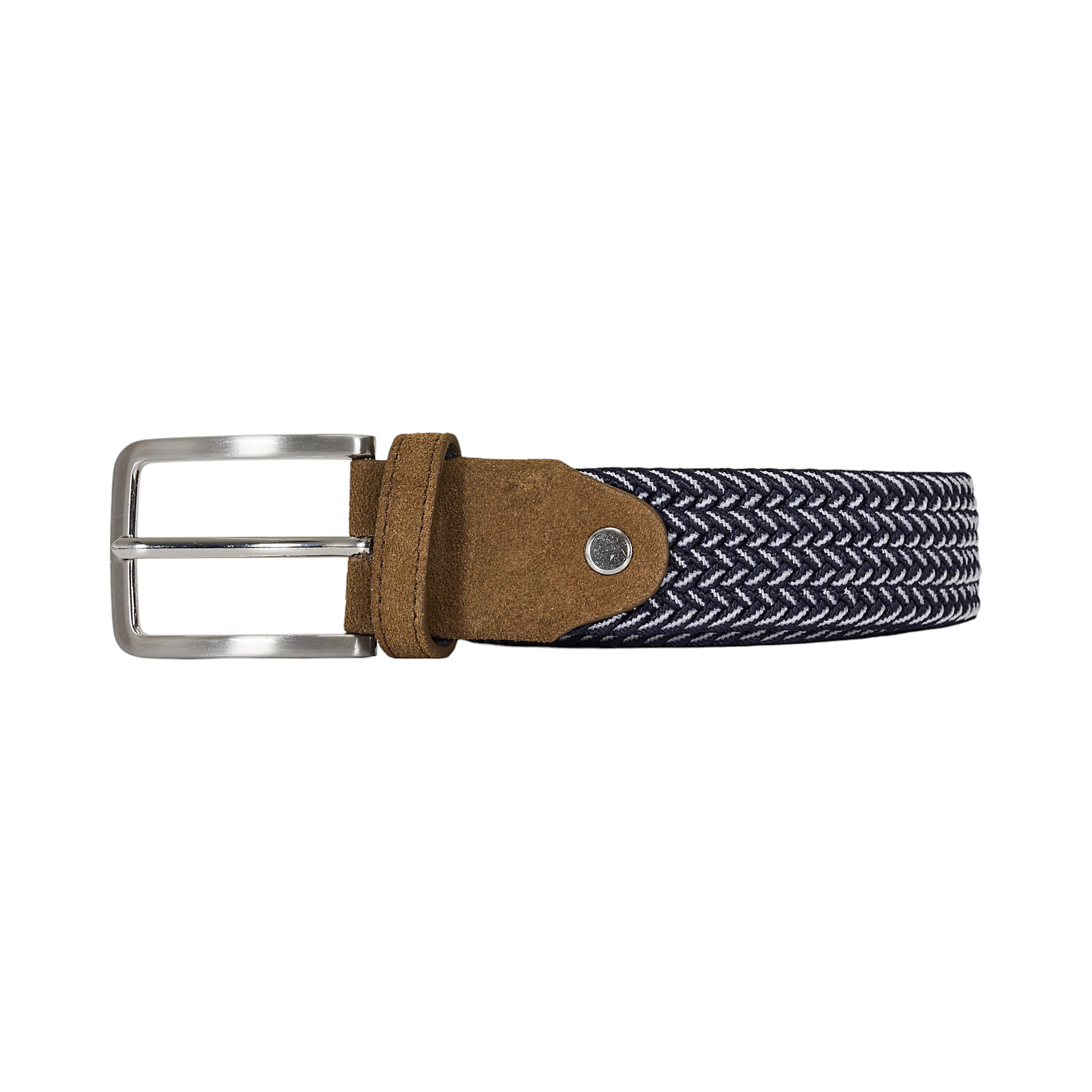 CEINTURE HOMME GRIS ET BLANC - Image 3