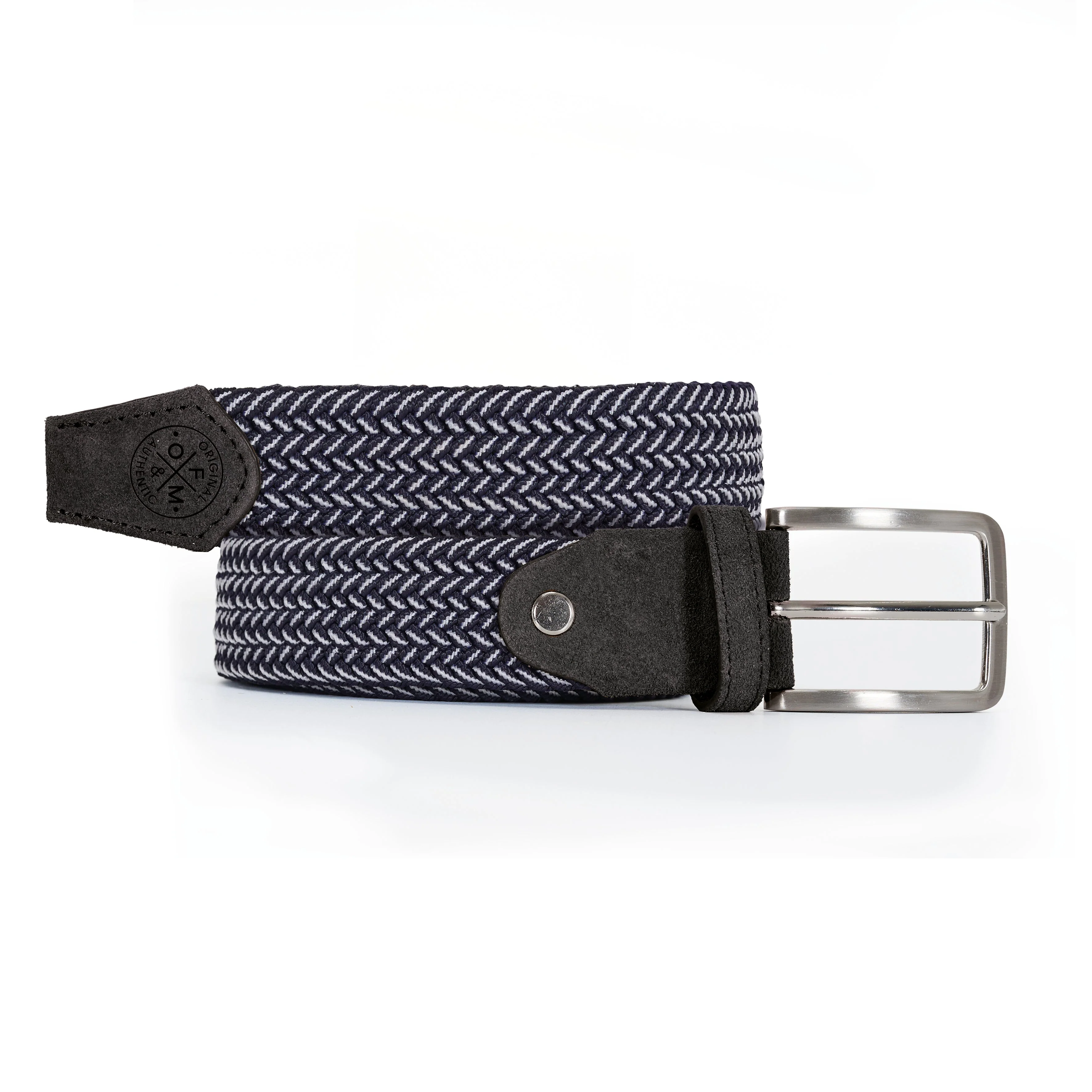 CEINTURE HOMME NOIR ET BLANC - Image 3