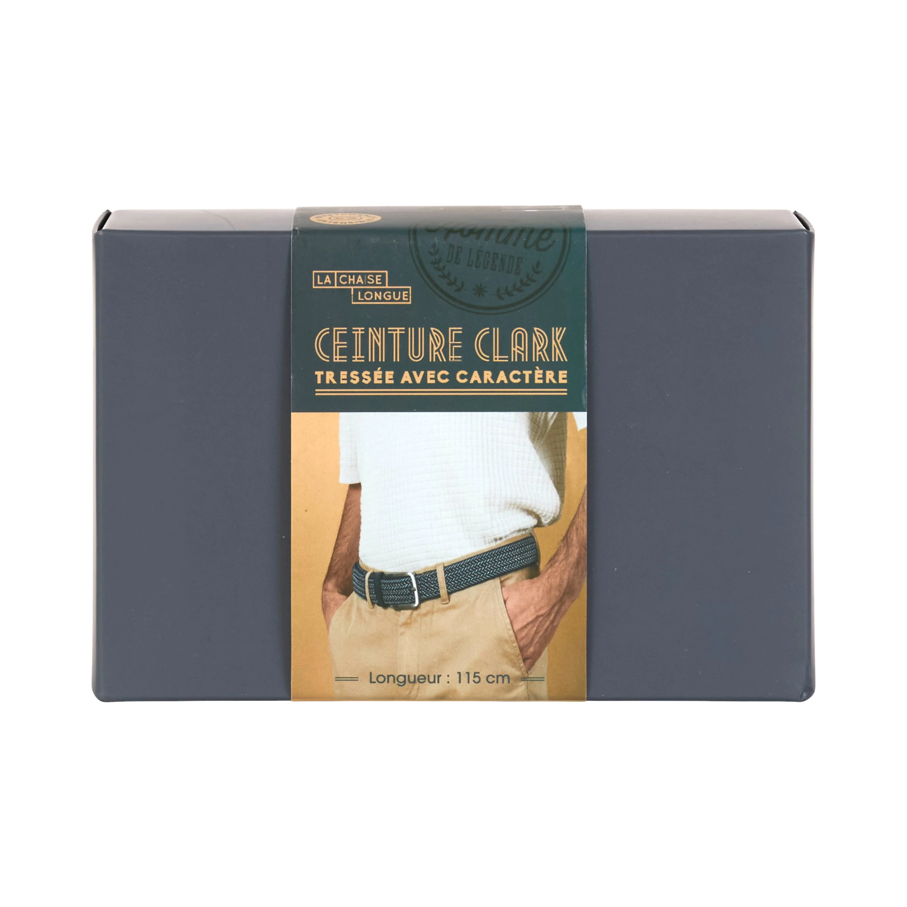 CEINTURE HOMME NOIR ET BLANC - Image 4