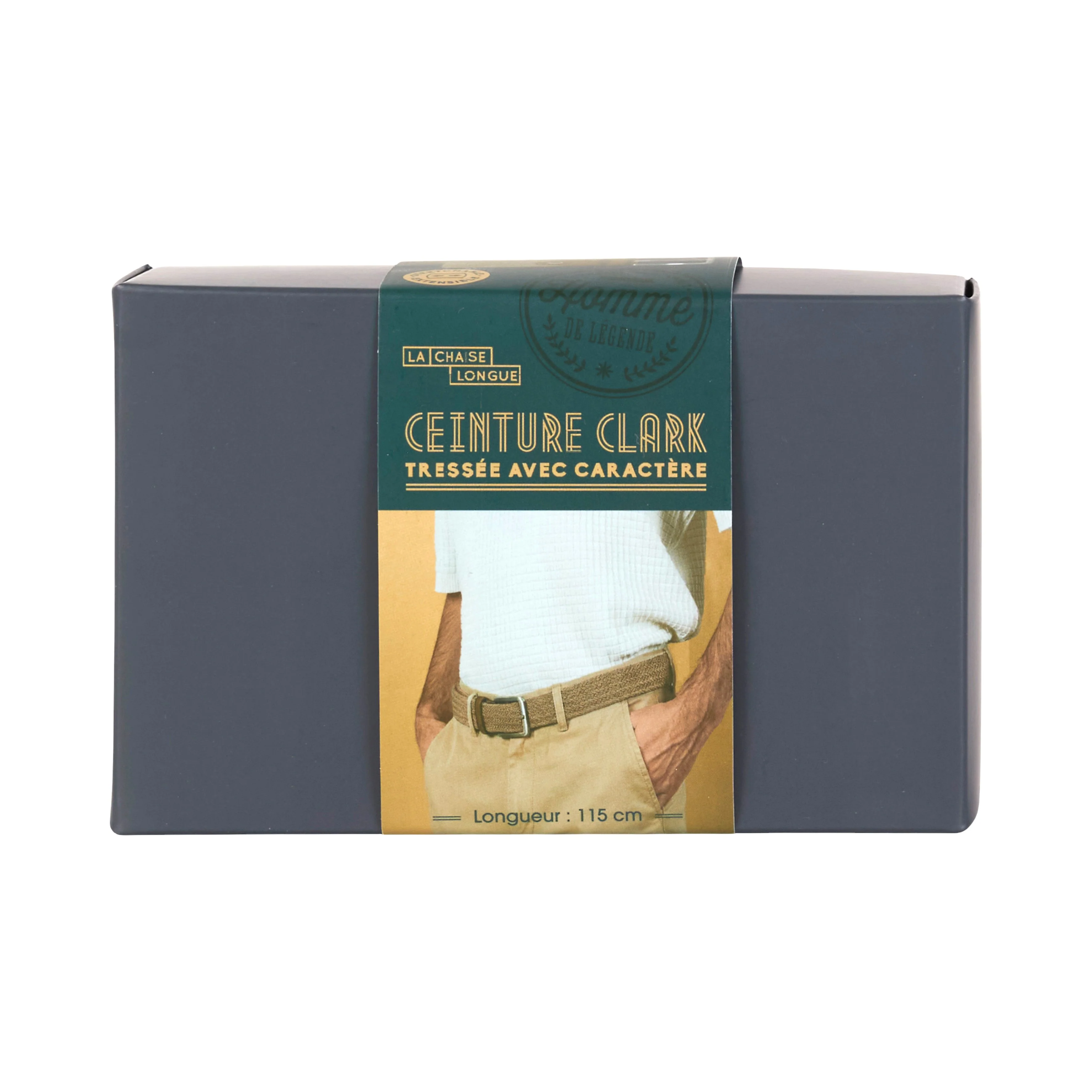CEINTURE HOMME TAUPE - Image 4
