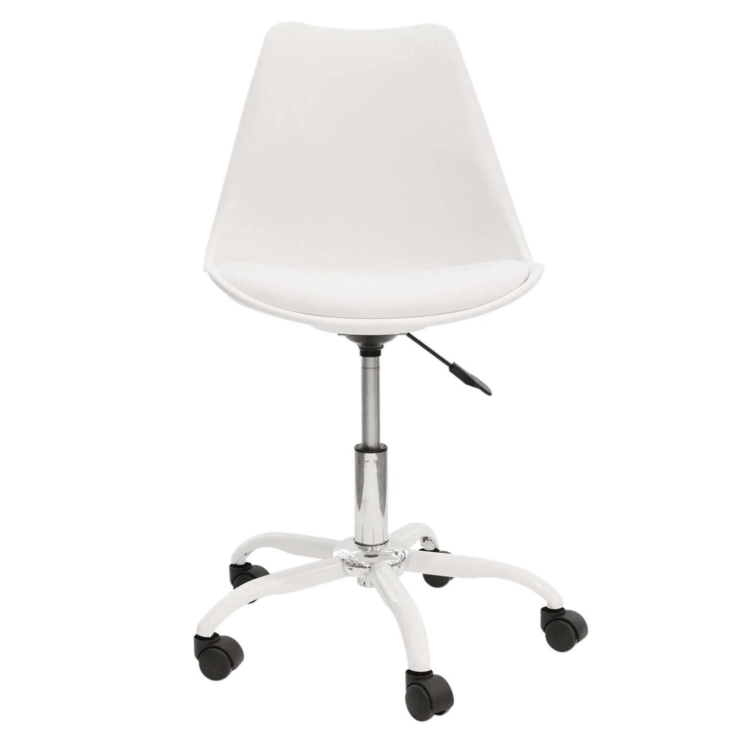 CHAISE A ROULETTES KIRUNA BLANC - Image 4