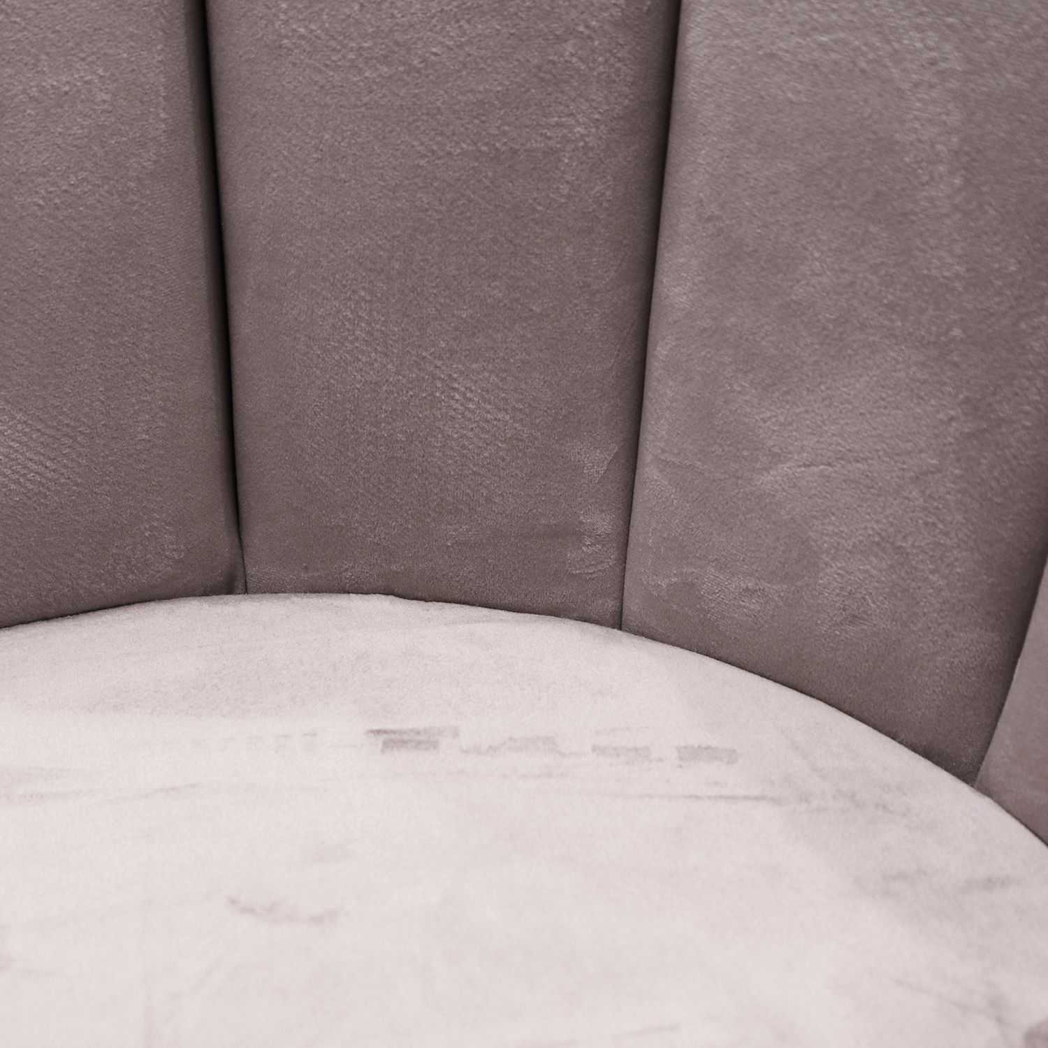 CHAISE ARIEL VELOURS GRIS - Image 6