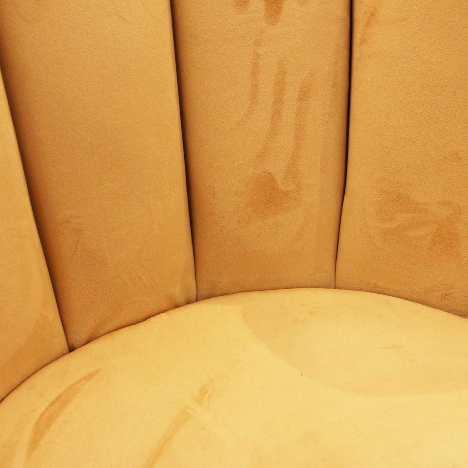 CHAISE ARIEL VELOURS JAUNE - Image 7