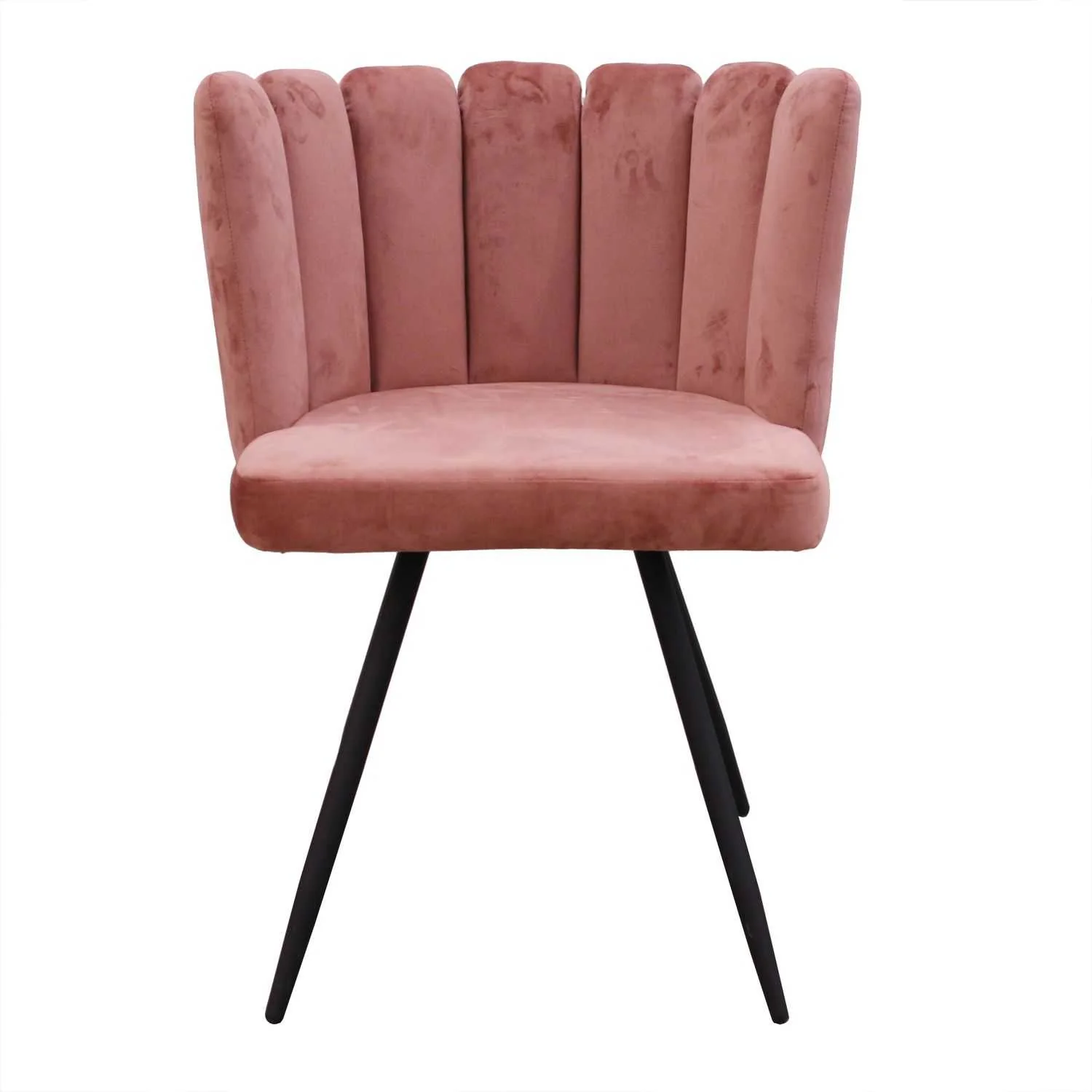 CHAISE ARIEL VELOURS ROSE - Image 5