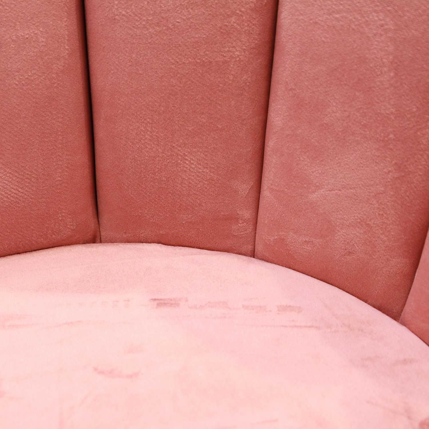 CHAISE ARIEL VELOURS ROSE - Image 7
