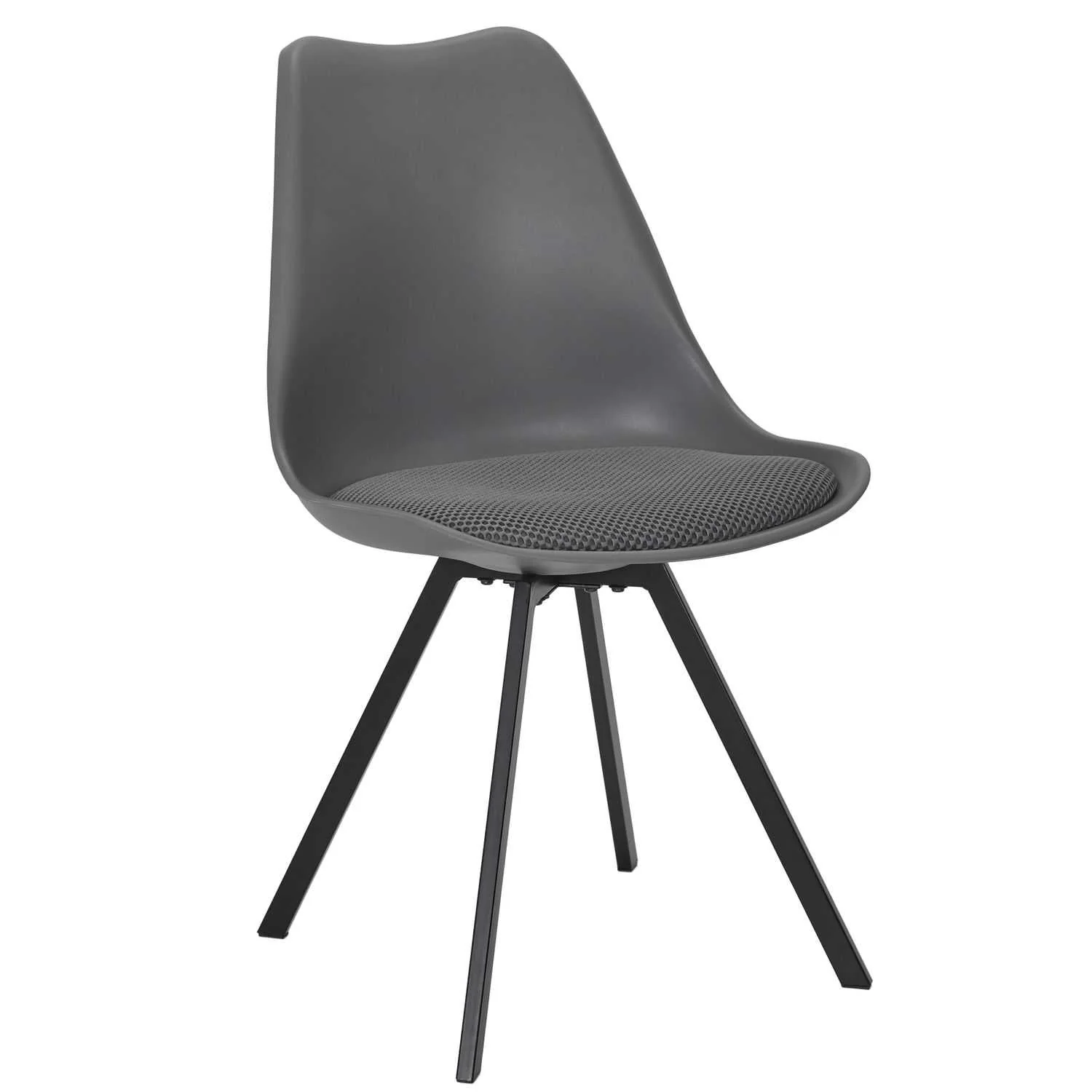 CHAISE AVEC COUSSIN ATOME GRIS - Image 2