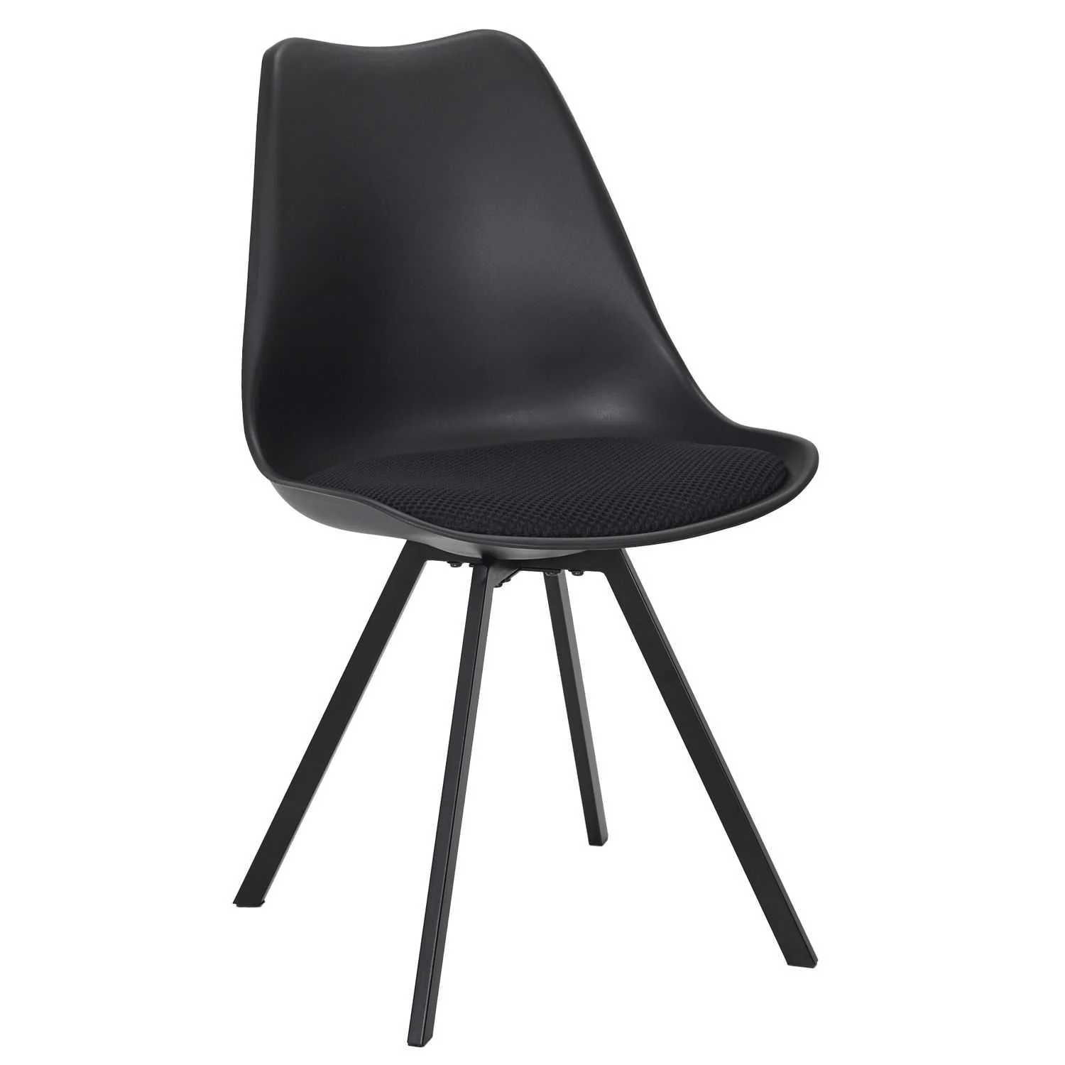 CHAISE AVEC COUSSIN ATOME NOIR - Image 2