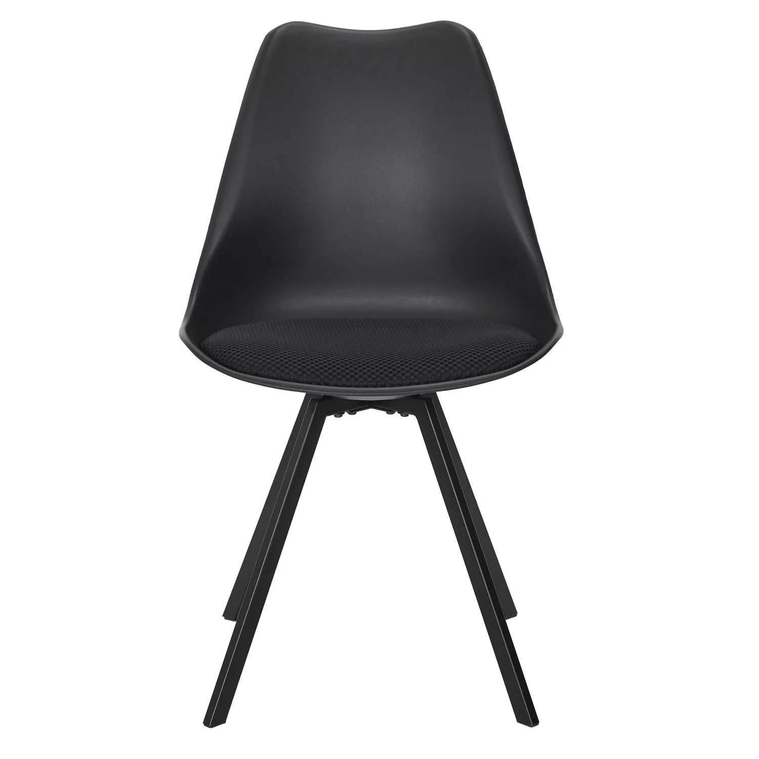 CHAISE AVEC COUSSIN ATOME NOIR - Image 3
