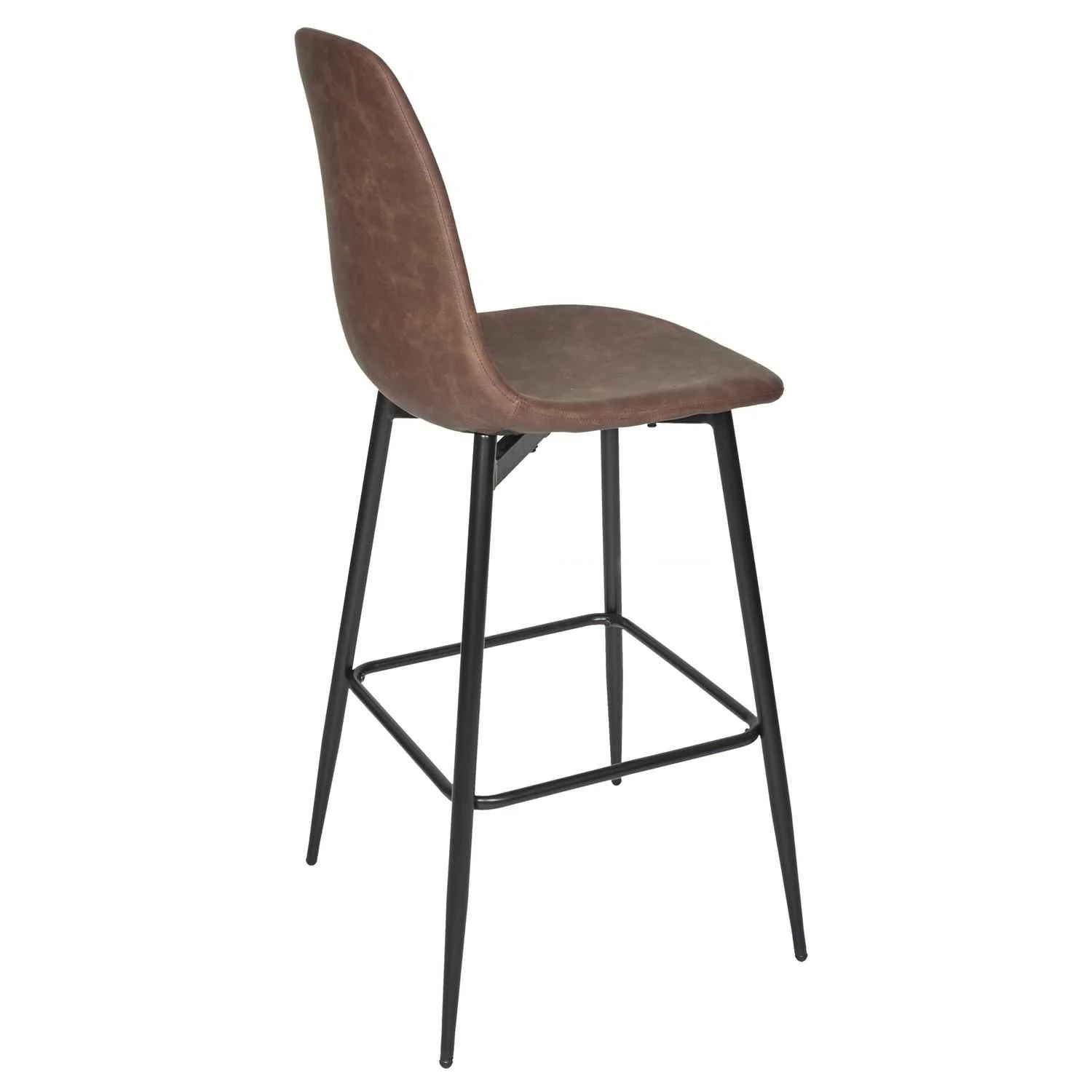 CHAISE DE BAR AMBER MARRON - Image 6