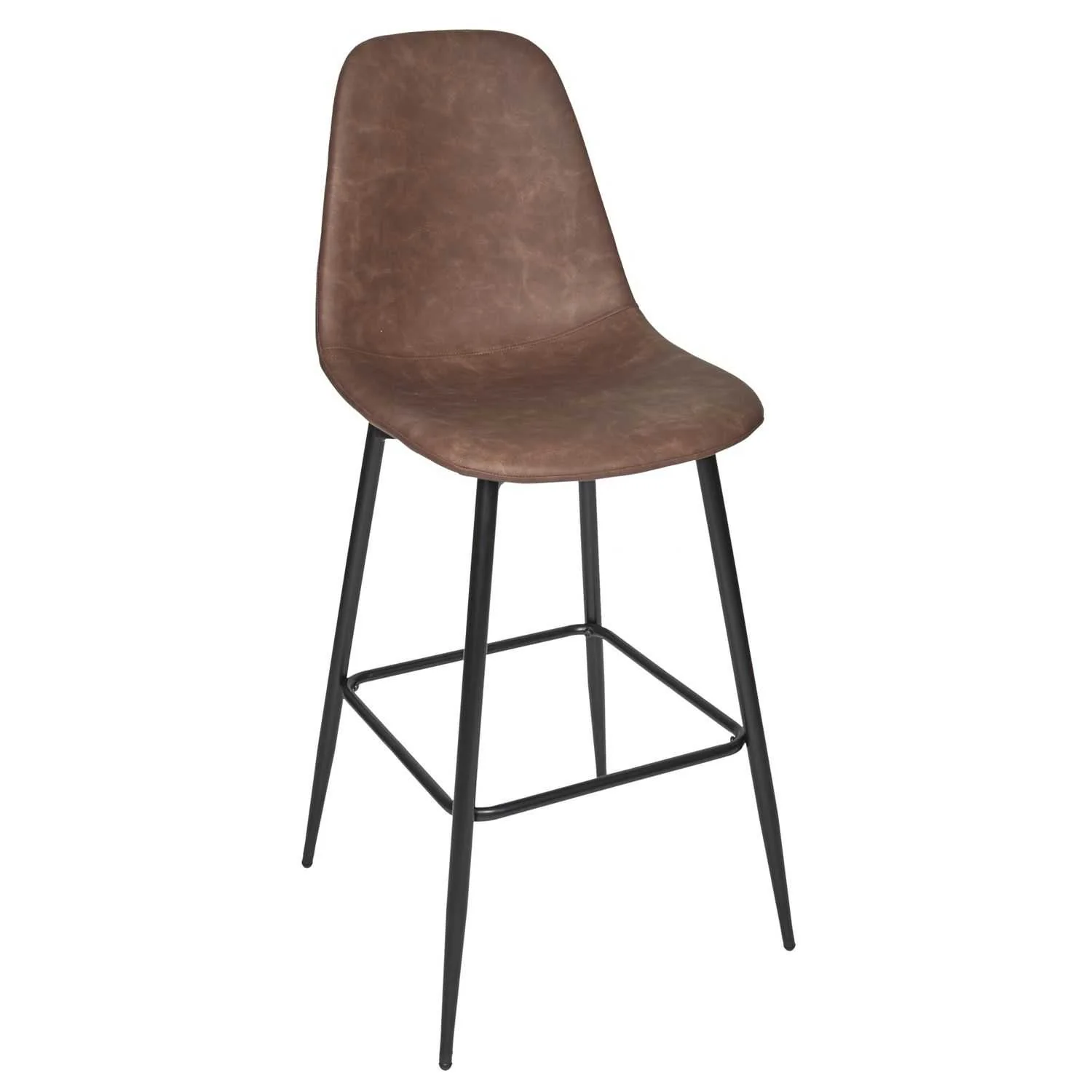 CHAISE DE BAR AMBER MARRON - Image 7