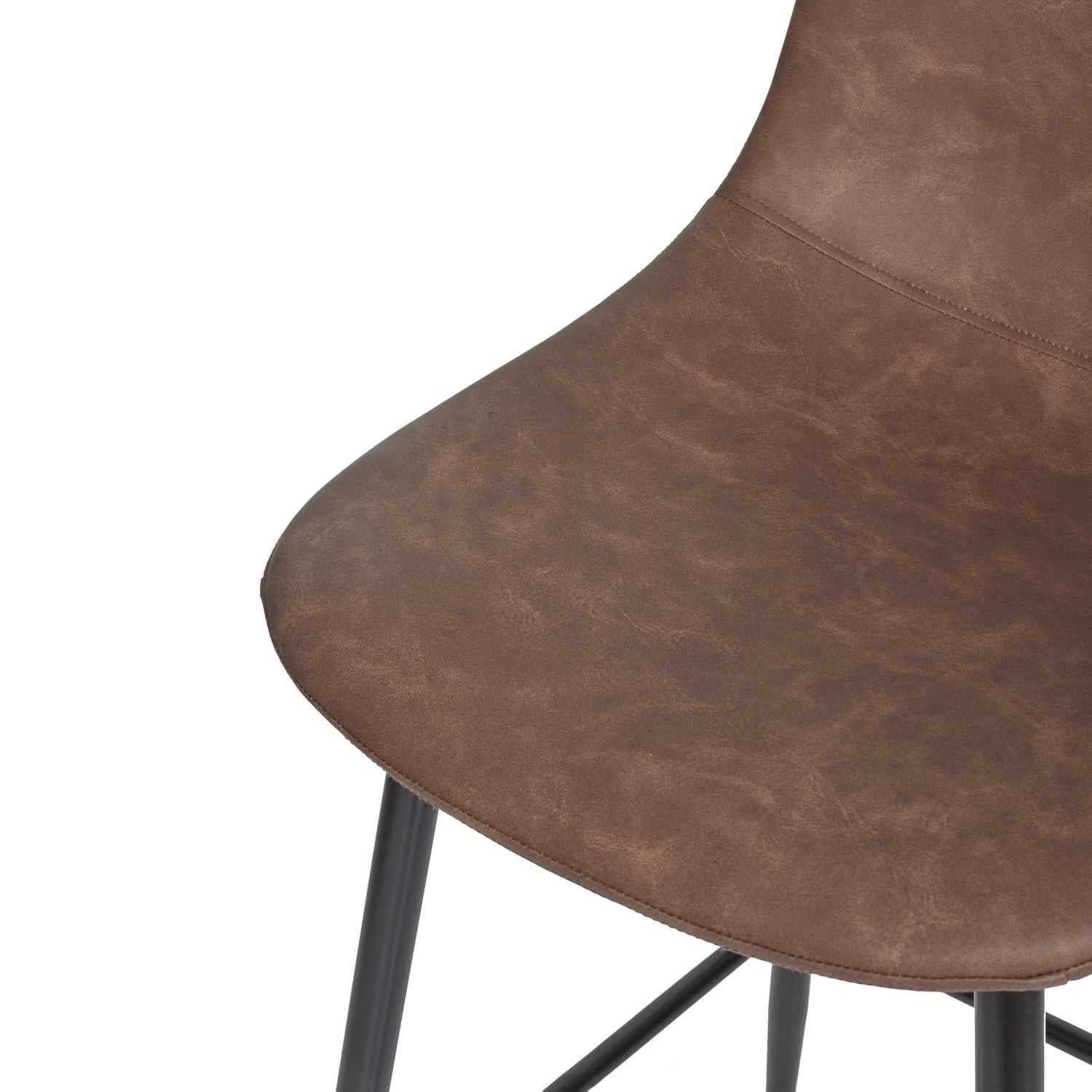 CHAISE DE BAR AMBER MARRON - Image 8