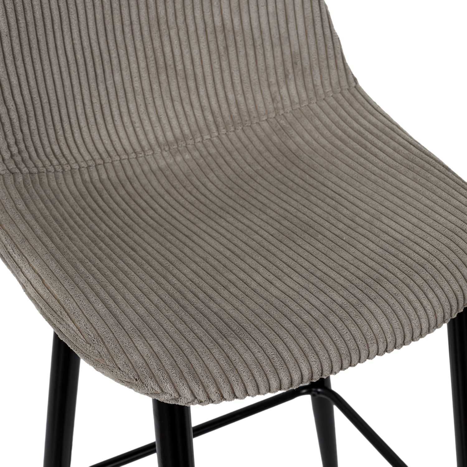 CHAISE DE BAR COTELE SCOTT TAUPE - Image 6