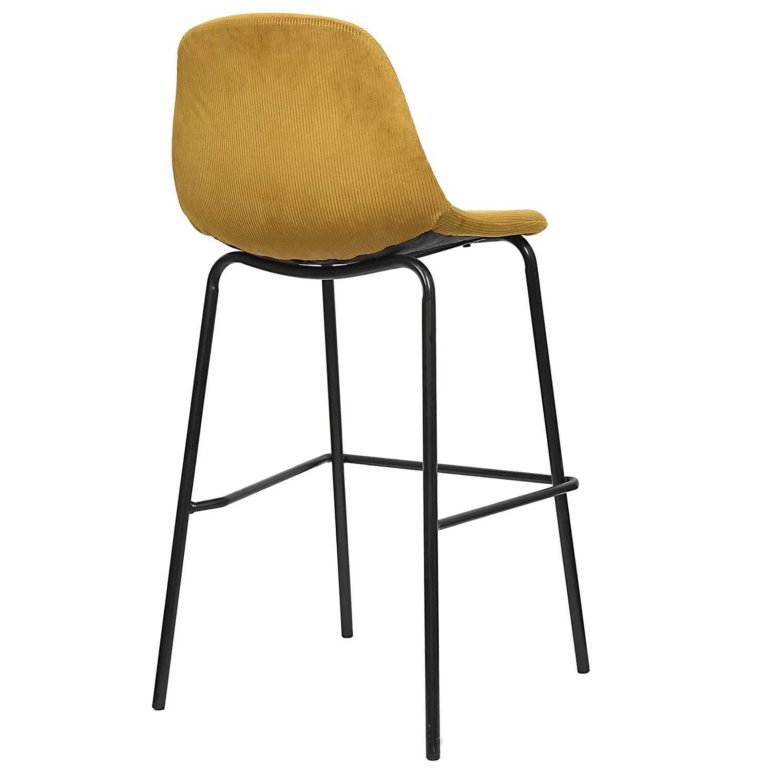 CHAISE DE BAR GIULIA JAUNE - Image 5