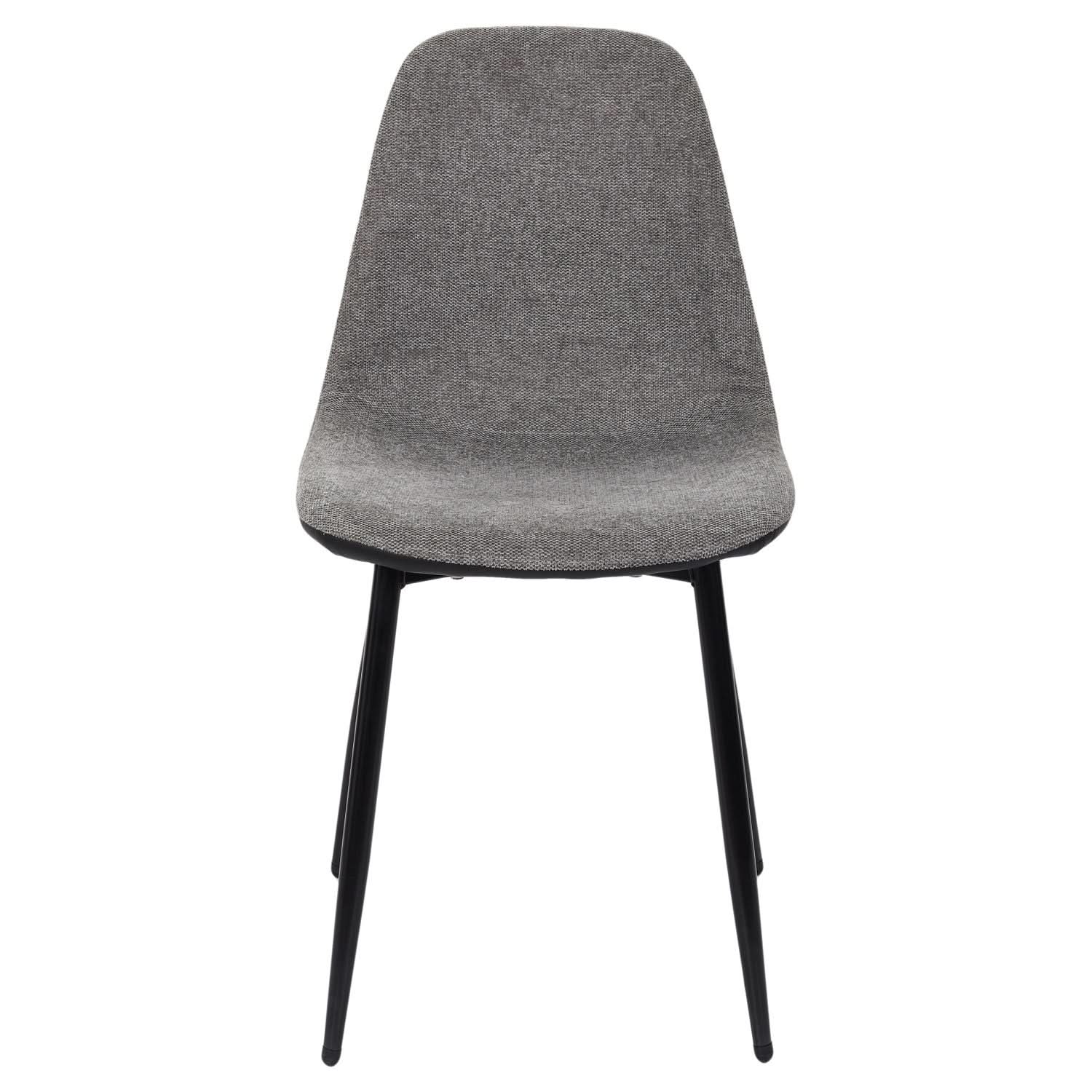 CHAISES MEMPHIS GRIS ET NOIR - Lot de 4 - Image 3