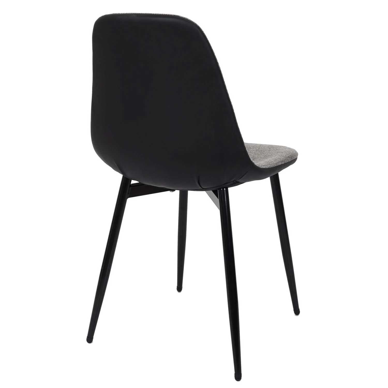 CHAISES MEMPHIS GRIS ET NOIR - Lot de 4 - Image 6
