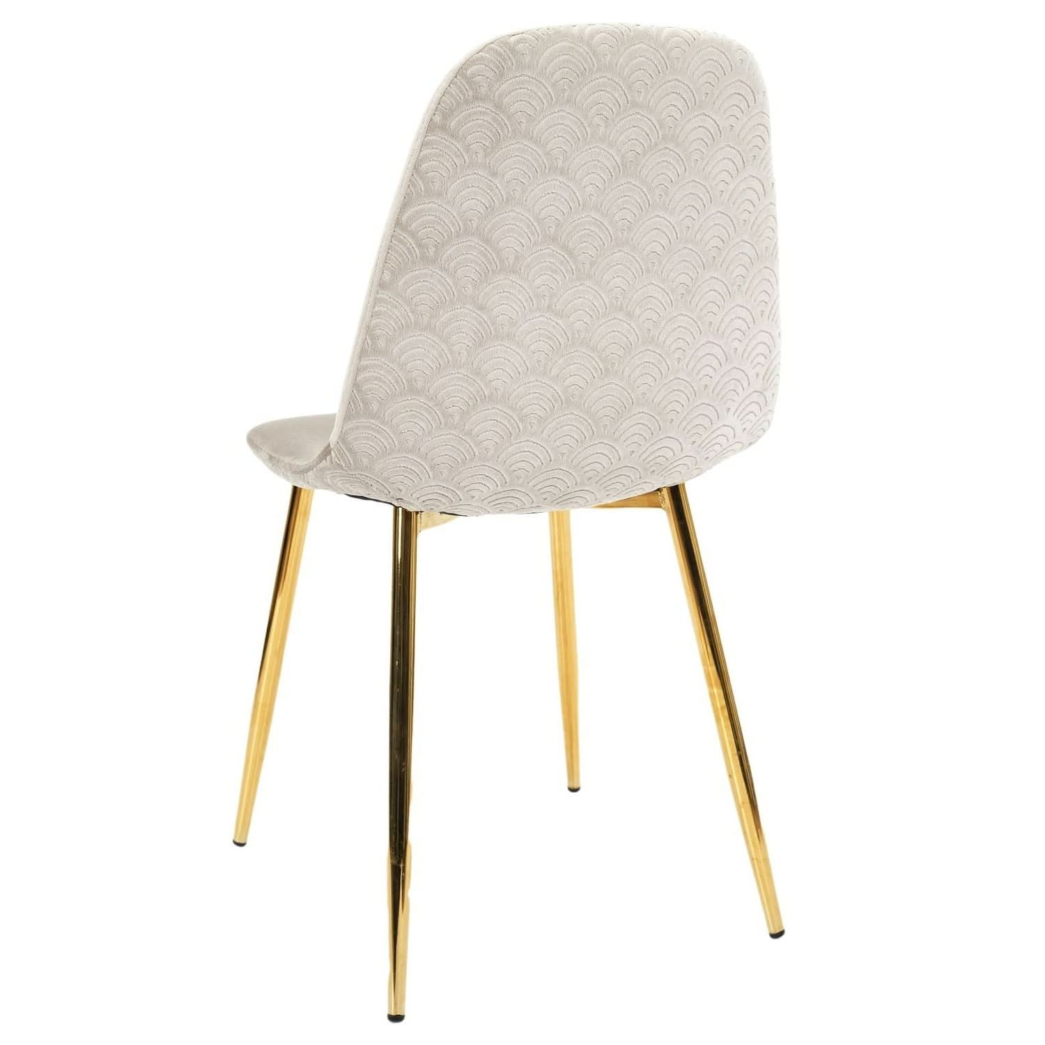 CHAISE PIEDS DORE - Lot de 4 - Image 2