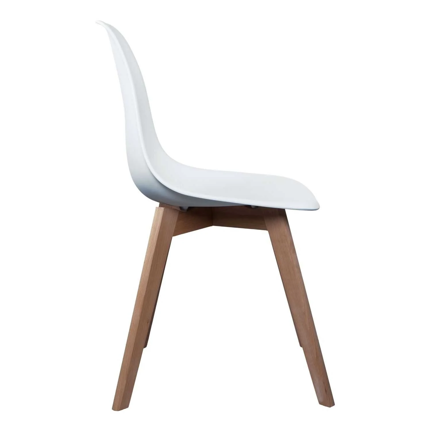 CHAISE SCANDINAVE COQUE PP BLANCHE - Image 4