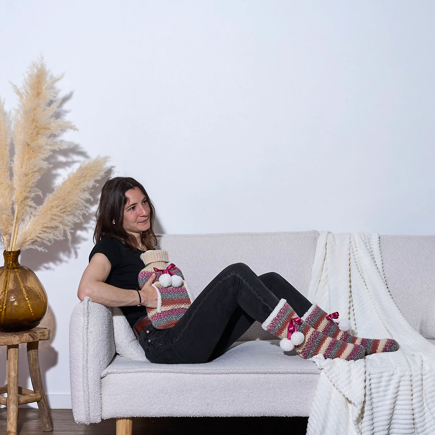 CHAUSSETTES EN MAILLE COSY FOLK - Image 3