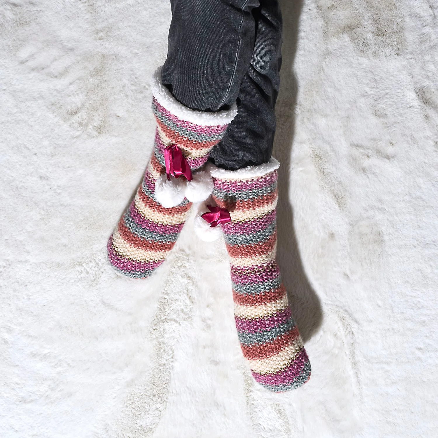 CHAUSSETTES EN MAILLE COSY FOLK - Image 4
