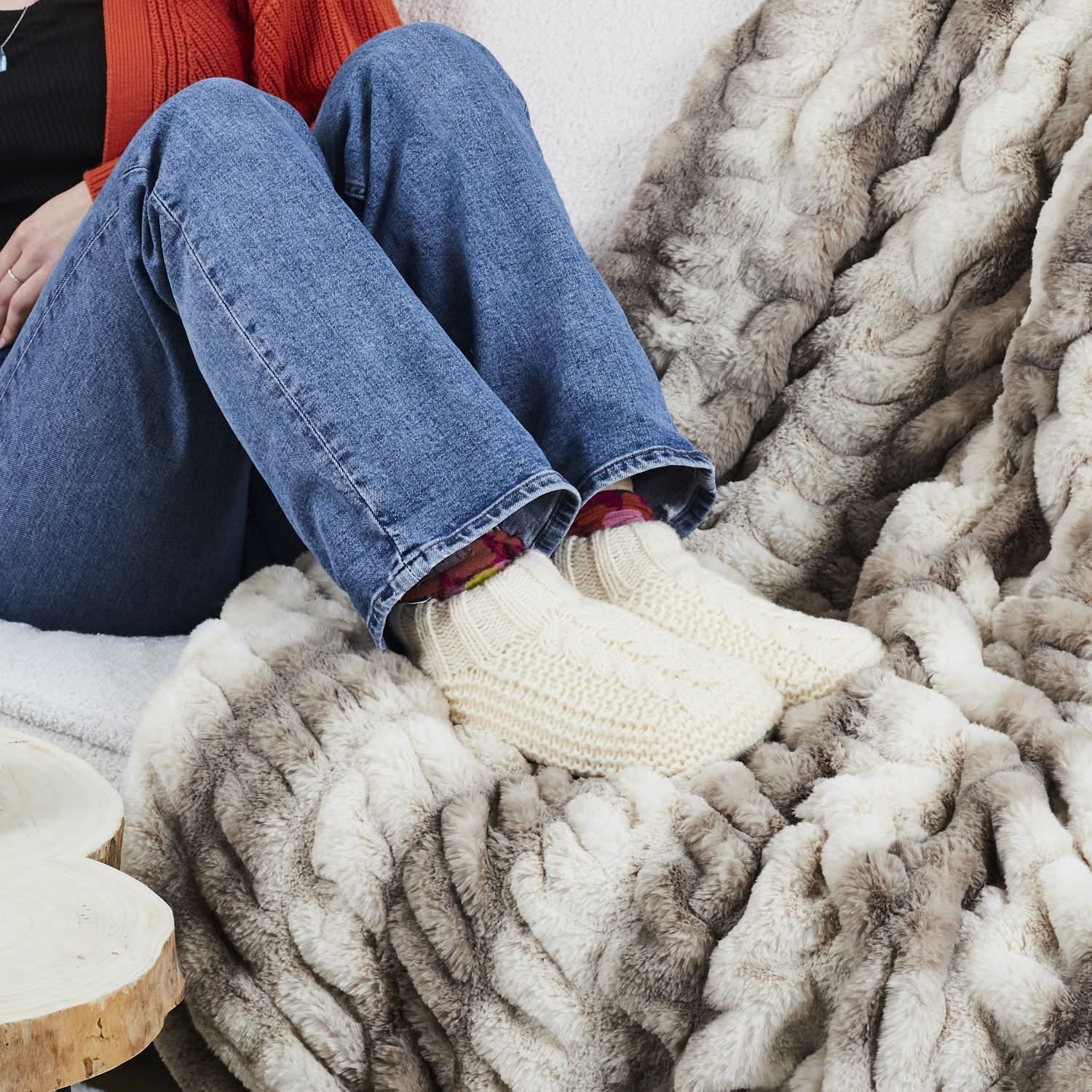 CHAUSSONS CHAUSSETTES JACQUARD COSY TIME - Image 2