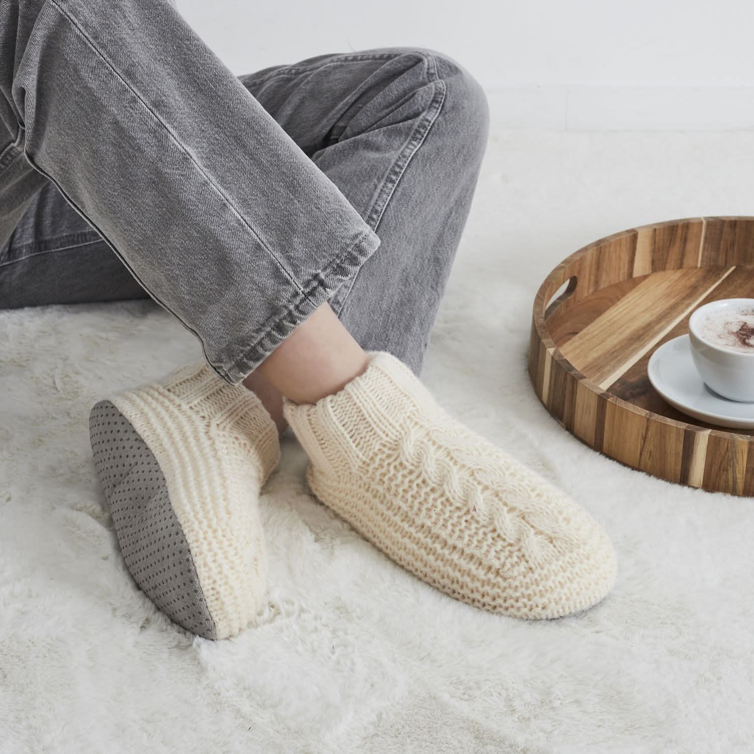 CHAUSSONS CHAUSSETTES JACQUARD COSY TIME - Image 3
