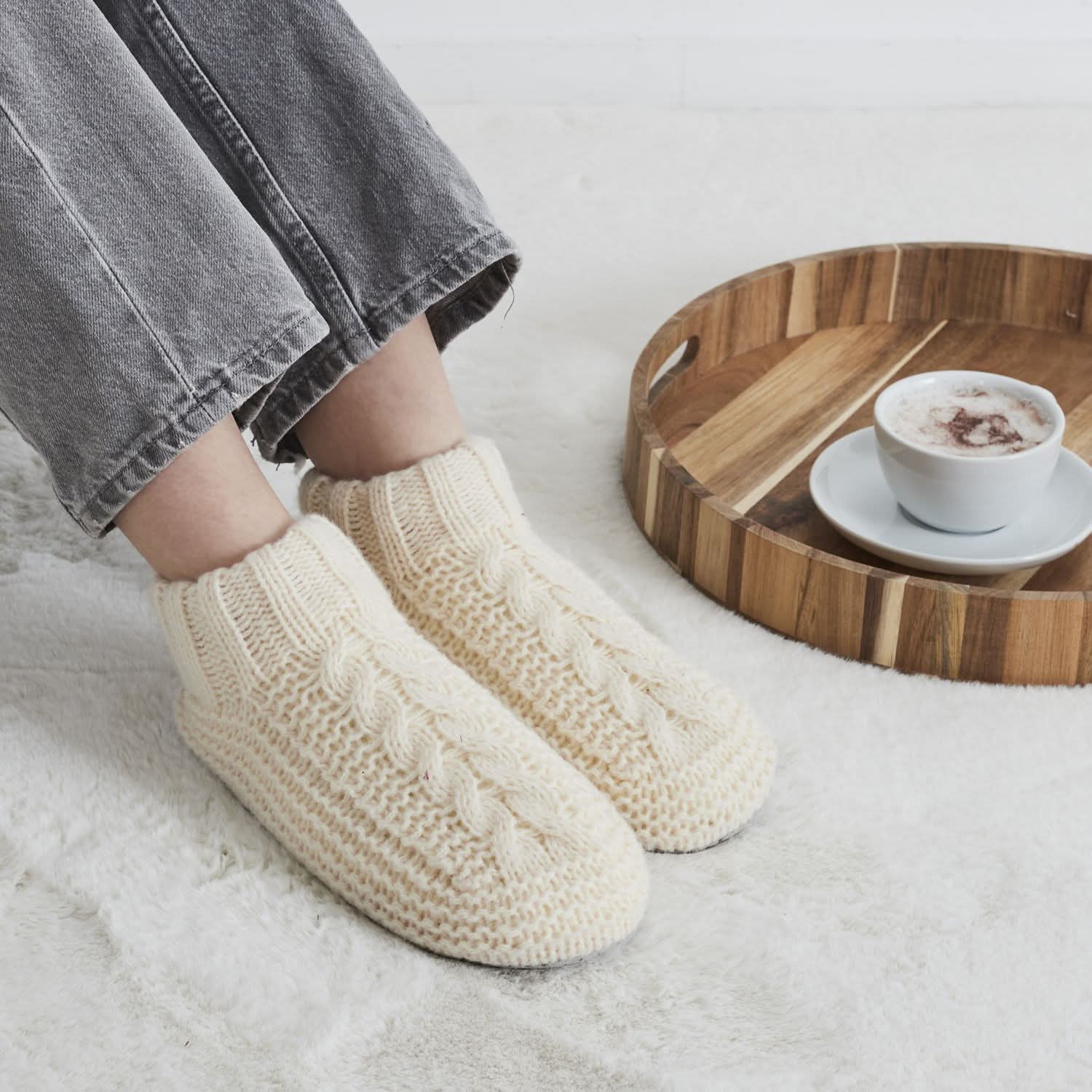 CHAUSSONS CHAUSSETTES JACQUARD COSY TIME - Image 4