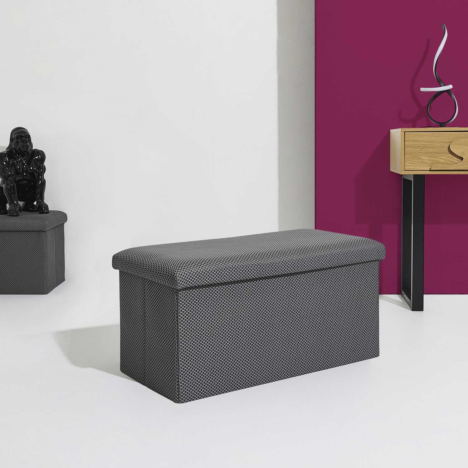 COFFRE BANC PLIABLE ATOME GRIS - Image 2