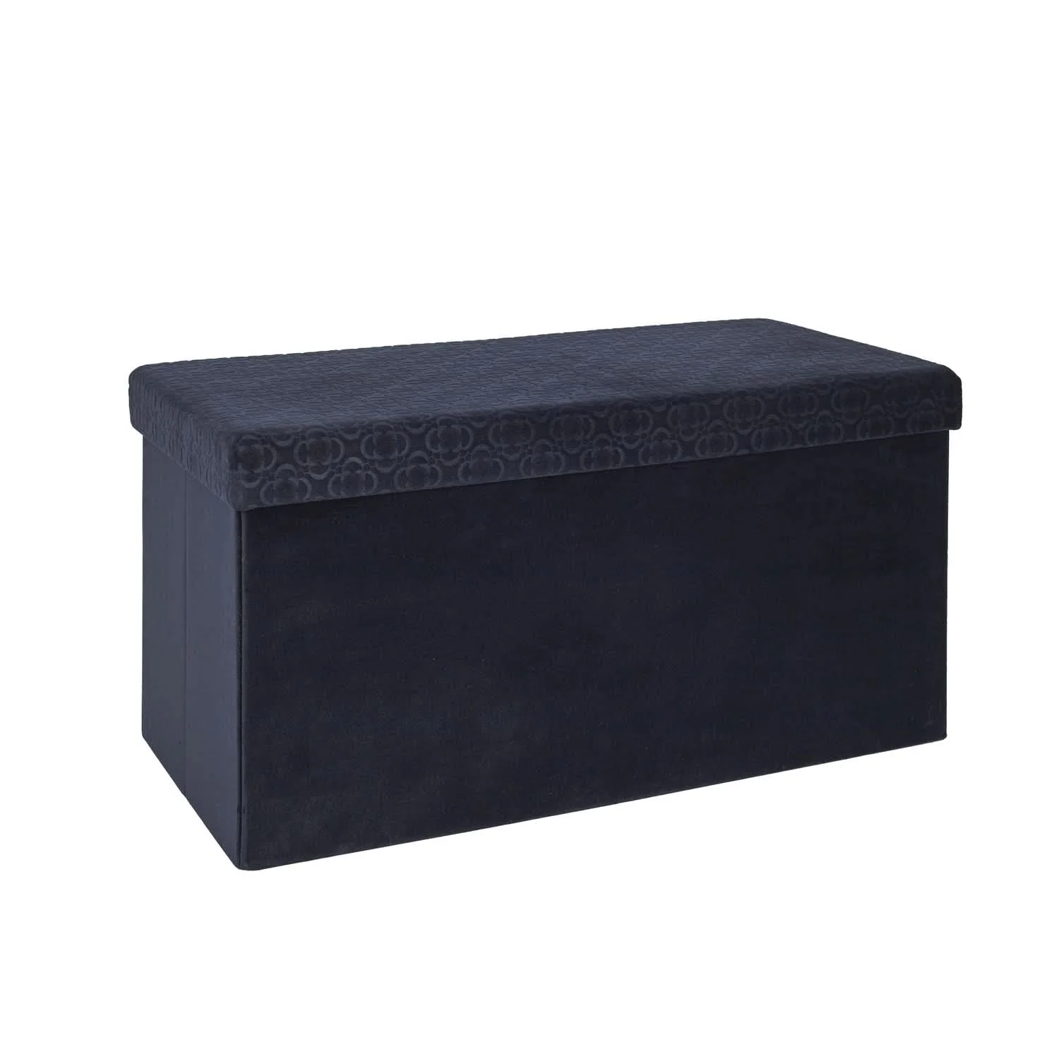COFFRE BANC PLIABLE RETRO BLEU NUIT - Image 4
