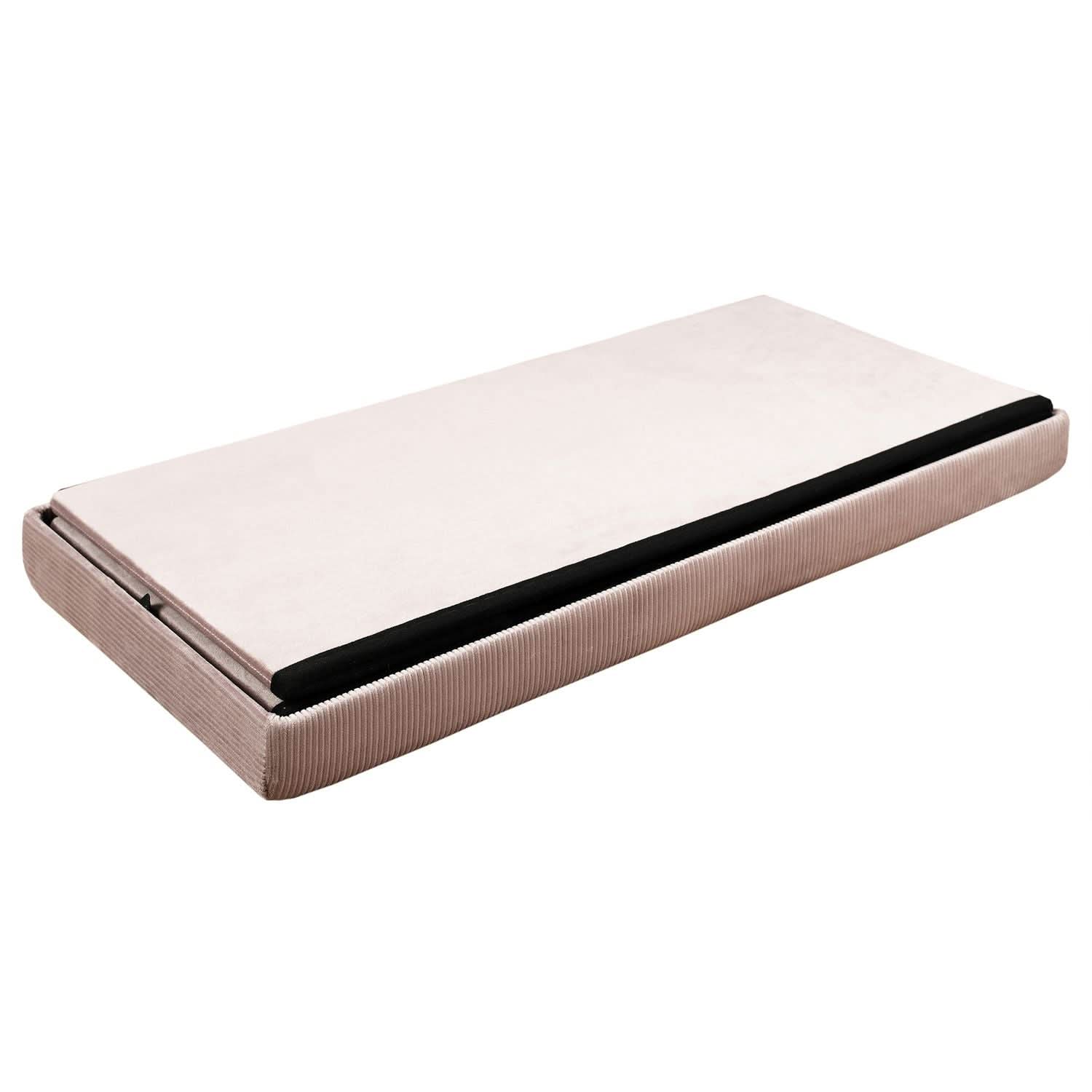 COFFRE BANC PLIABLE VELOURS COTELE GIULIA ROSE - Image 5