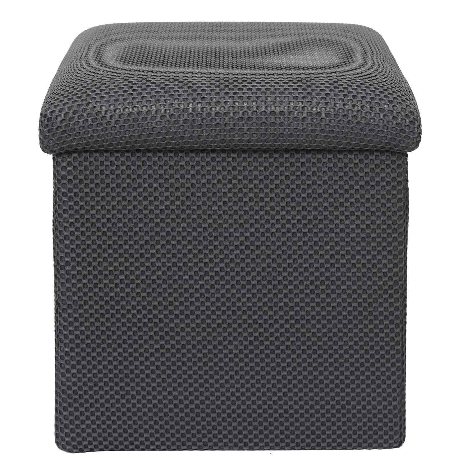 COFFRE POUF PLIABLE ATOME GRIS - Image 6