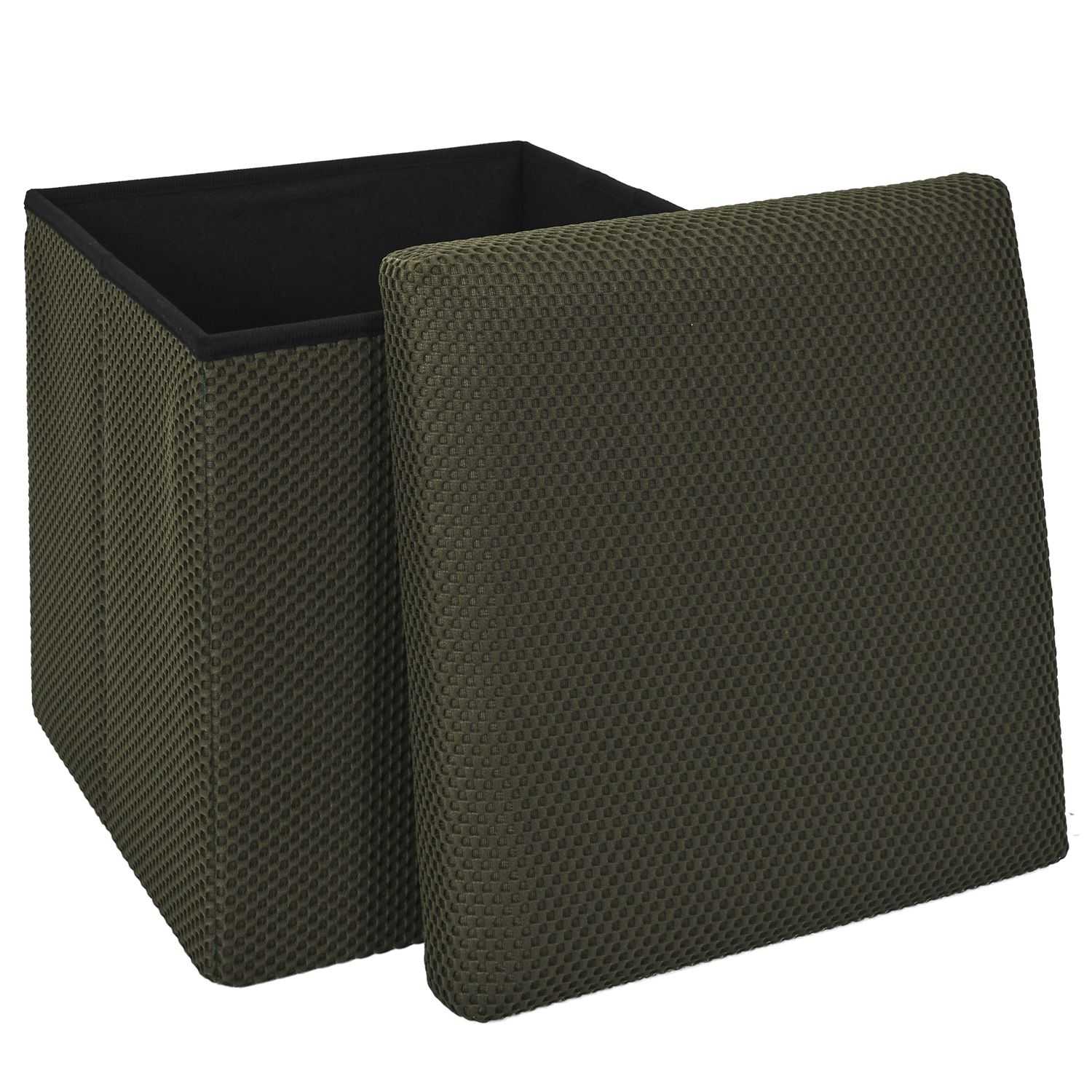COFFRE POUF PLIABLE ATOME KAKI - Image 5
