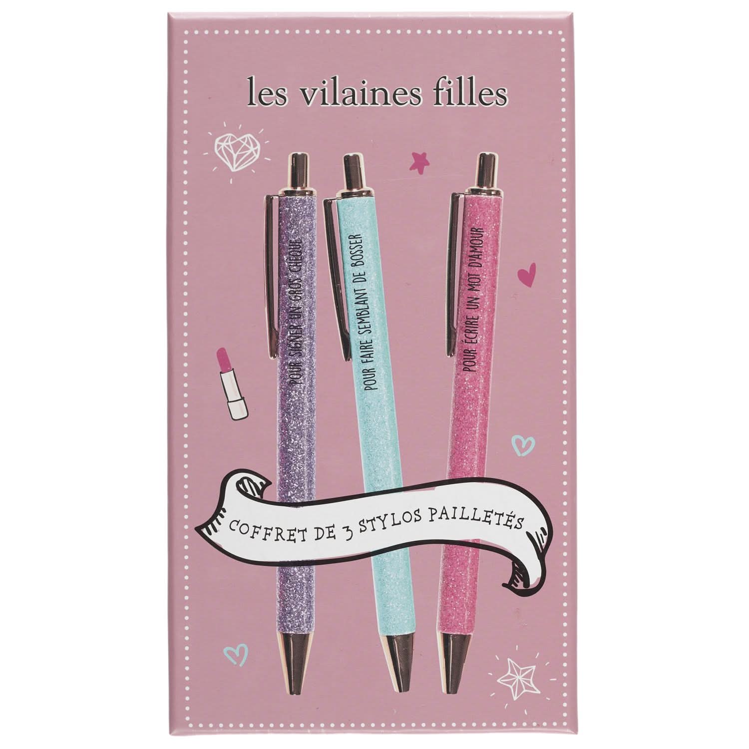 COFFRET 3 STYLOS PAILLETTES - Image 3