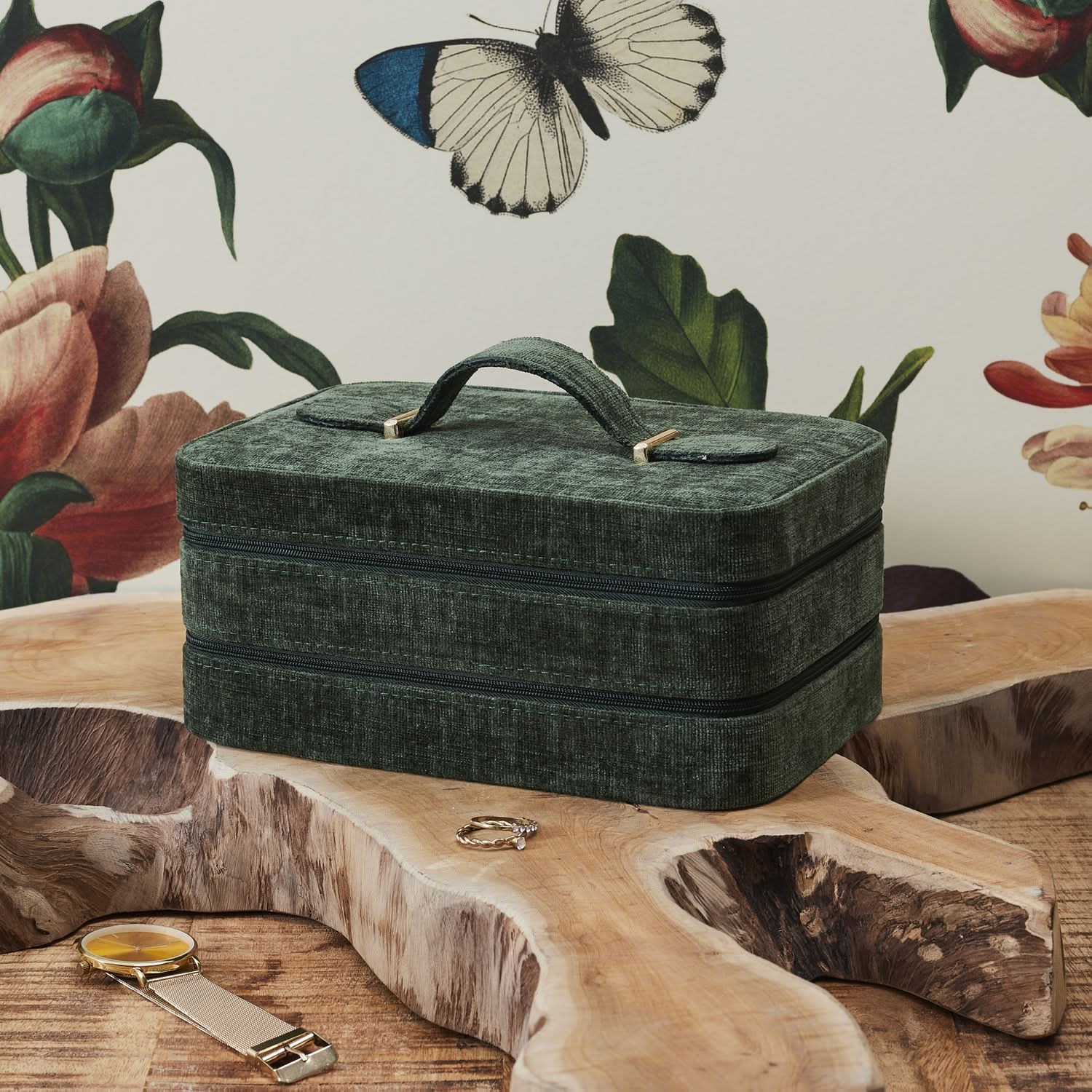 COFFRET A BIJOUX VELOURS JARDIN D’EDEN - Image 4