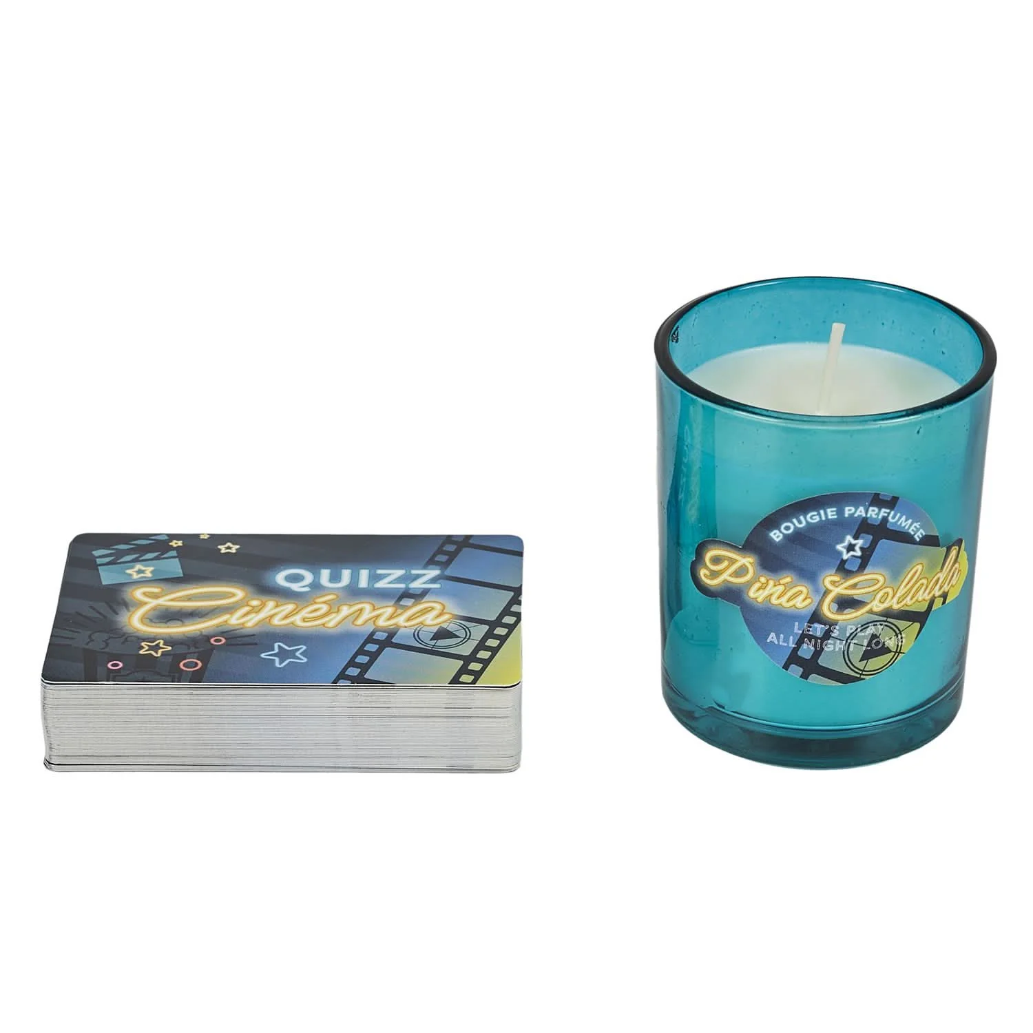 COFFRET BOUGIE PARFUMEE ET JEU DE QUIZZ CINEMA - Image 2