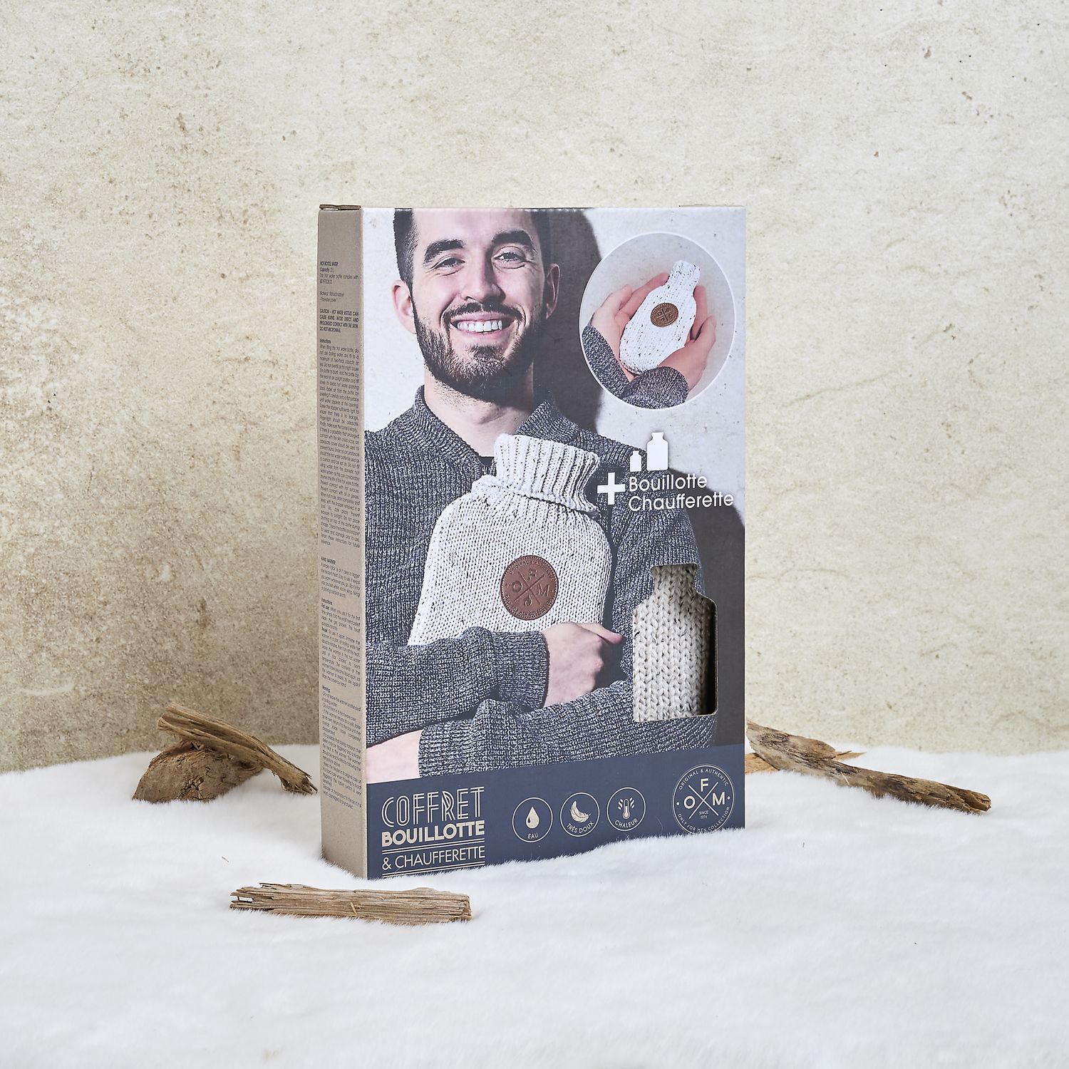COFFRET BOUILLOTTE ET CHAUFFERETTE OFM BEIGE - Image 5