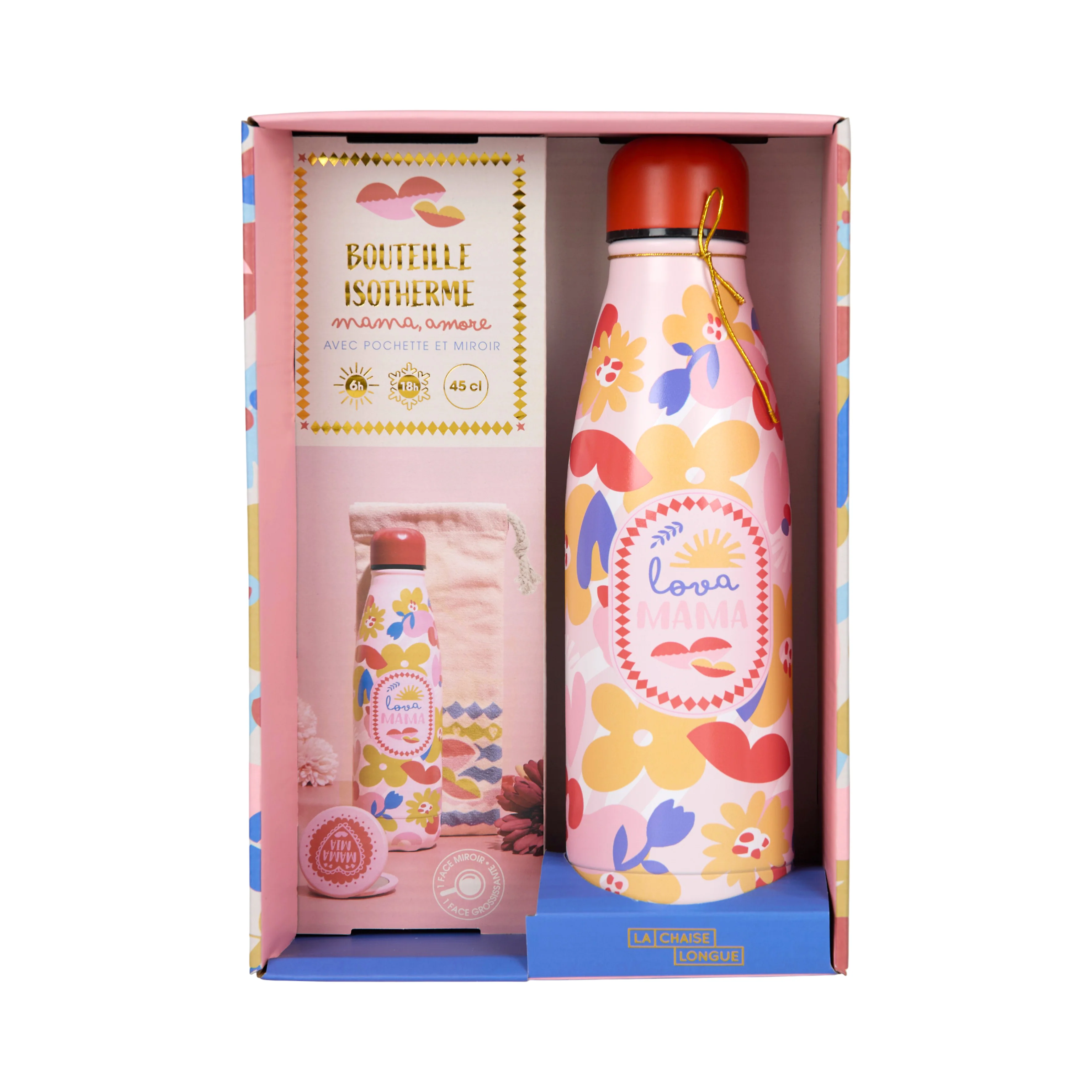 COFFRET BOUTEILLE ISOTHERME MAMA MI AMORE - Image 3
