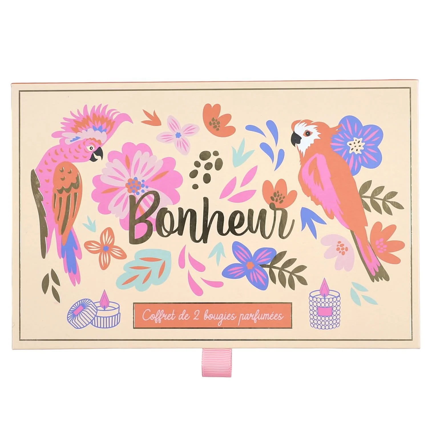 COFFRET DE 2 BOUGIES BONHEUR BIRDY - Image 3