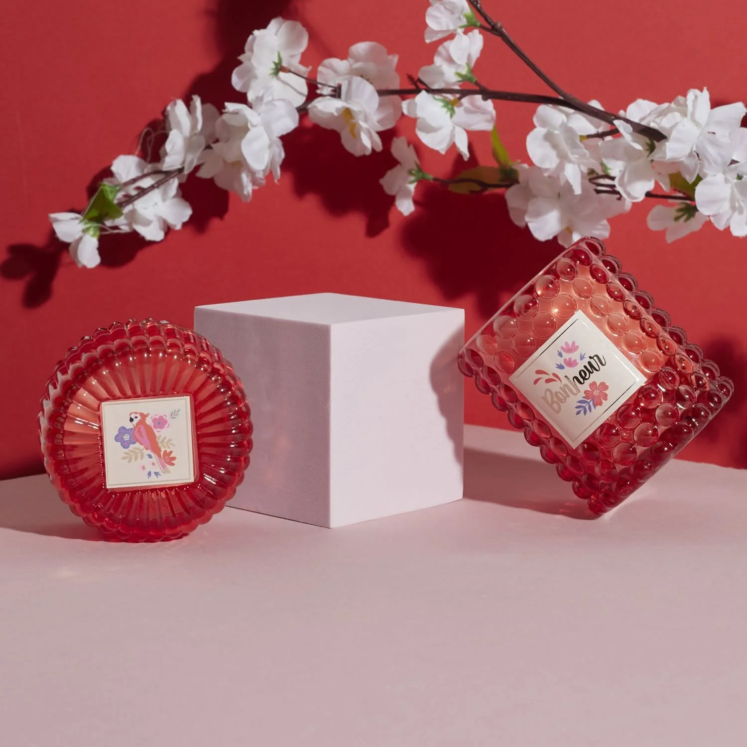 COFFRET DE 2 BOUGIES BONHEUR BIRDY - Image 4