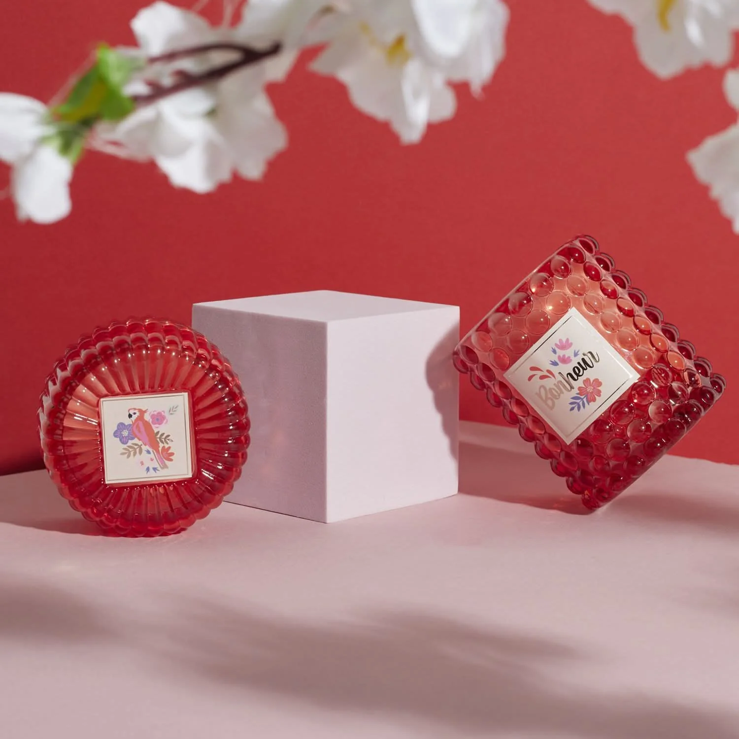 COFFRET DE 2 BOUGIES BONHEUR BIRDY - Image 6
